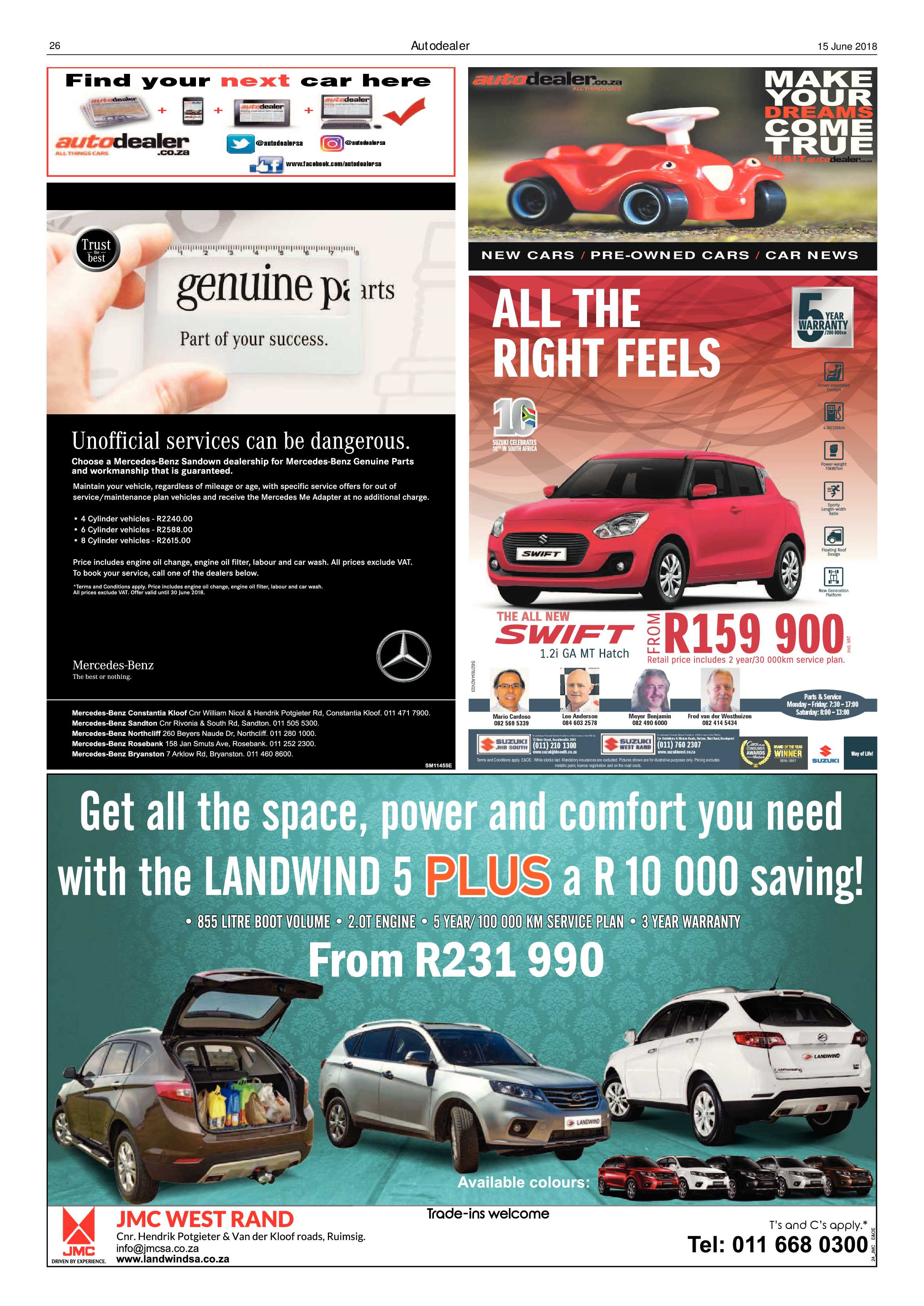 Roodepoort Record 15 June 2018 page 26