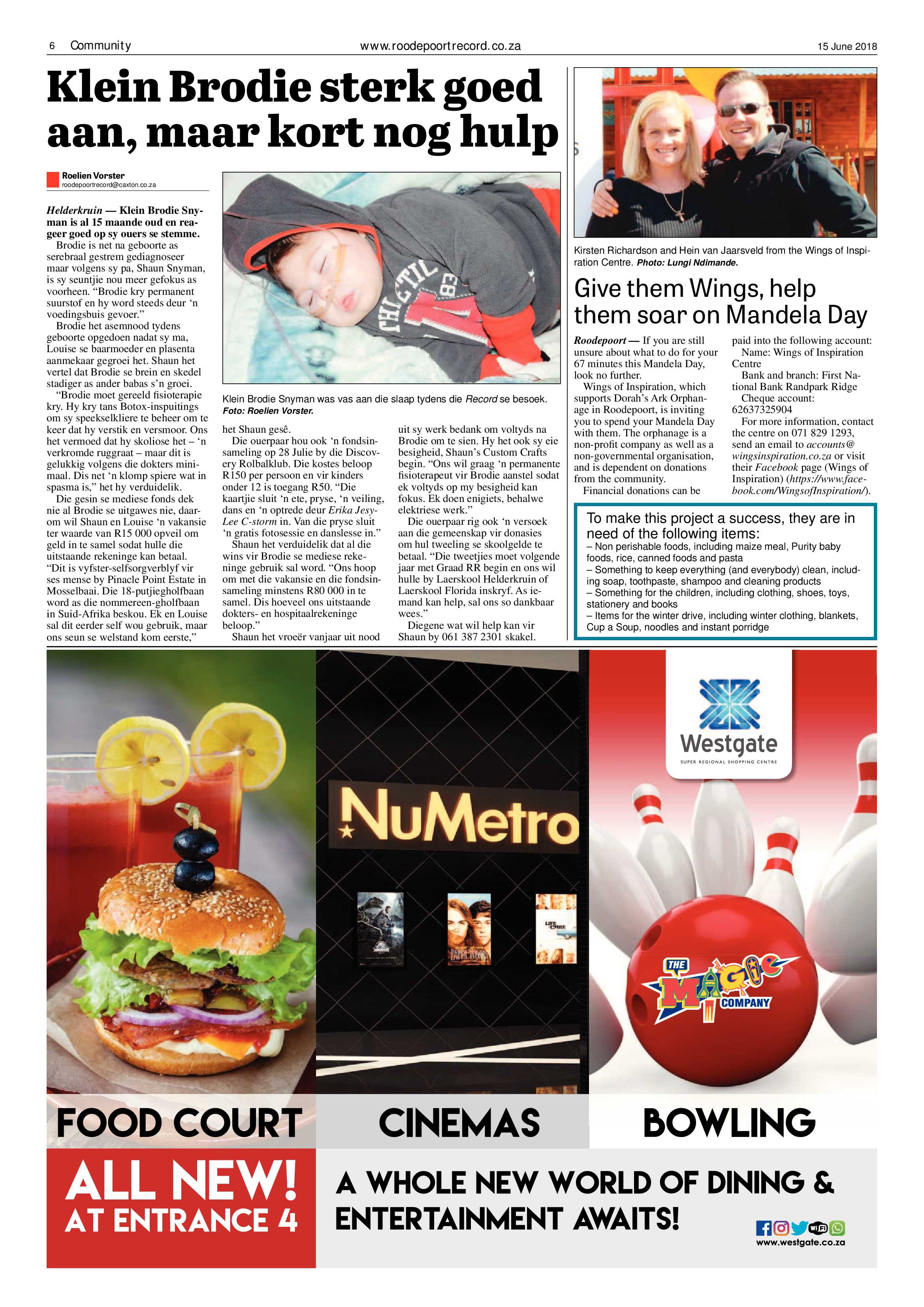 Roodepoort Record 15 June 2018 page 6