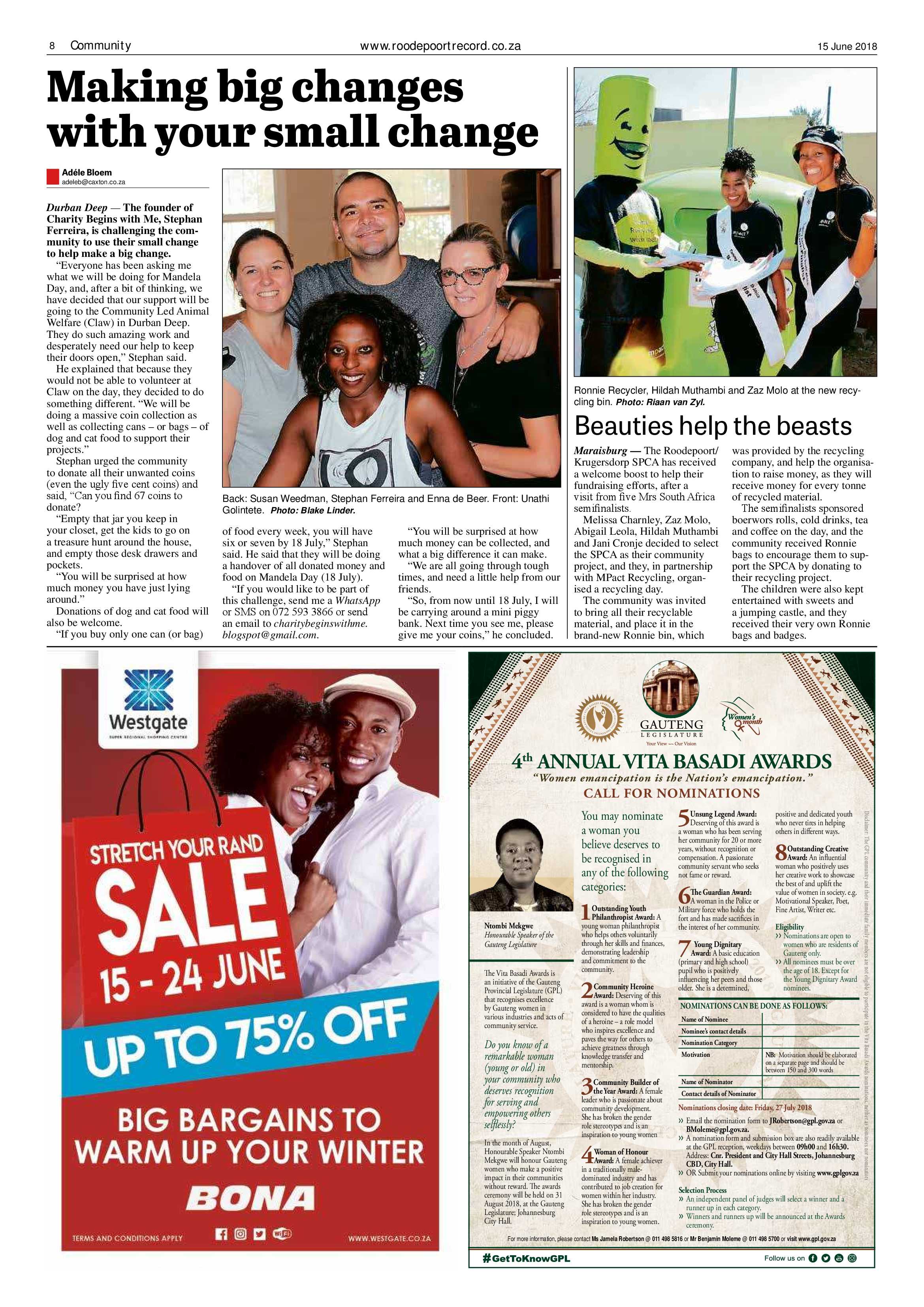 Roodepoort Record 15 June 2018 page 8