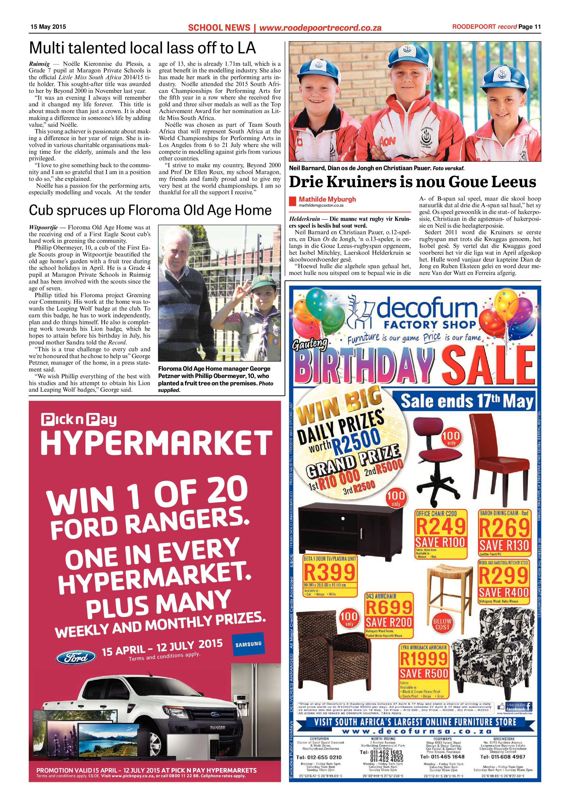 Roodepoort Record 15 May 2015 page 11