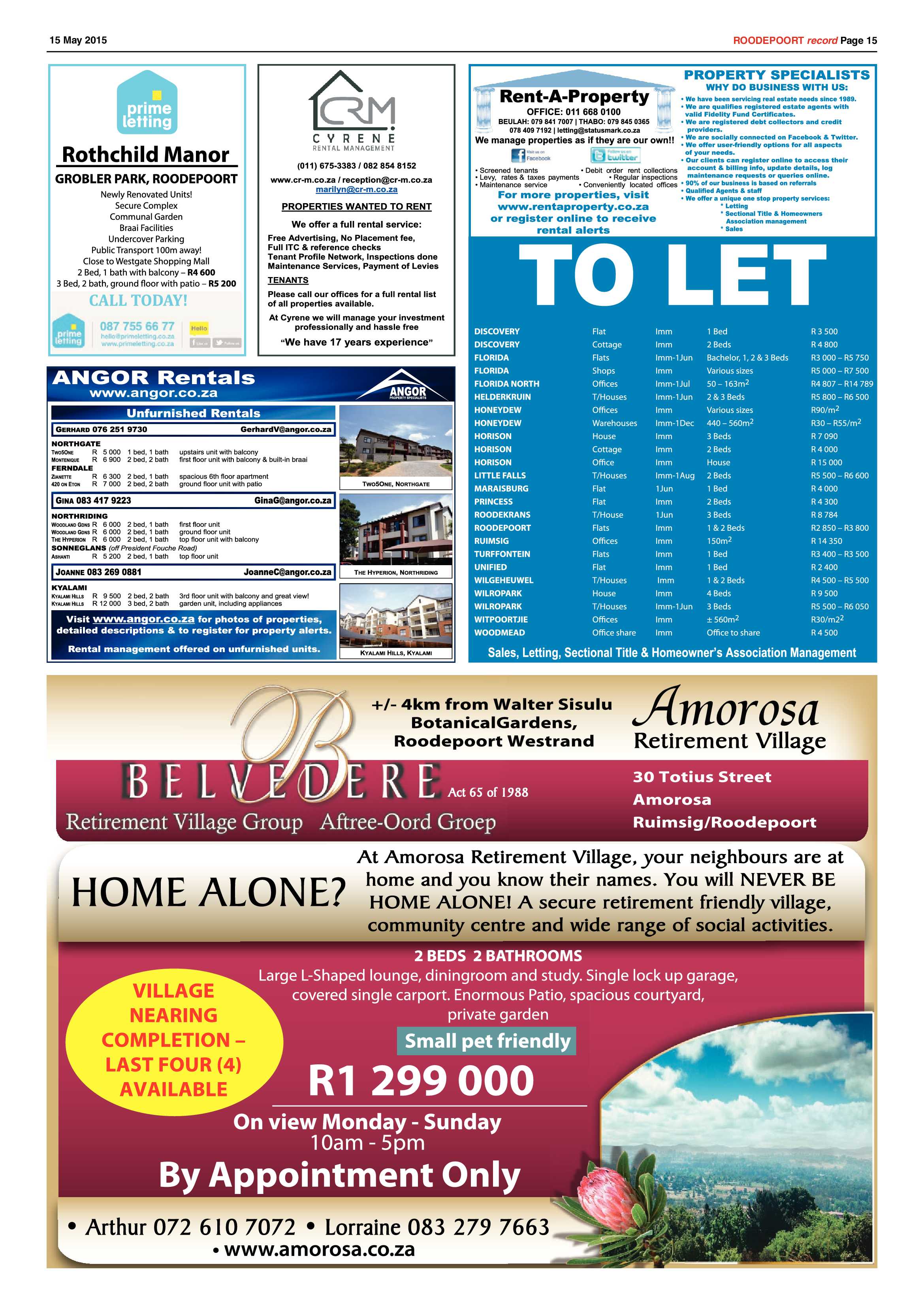 Roodepoort Record 15 May 2015 page 15