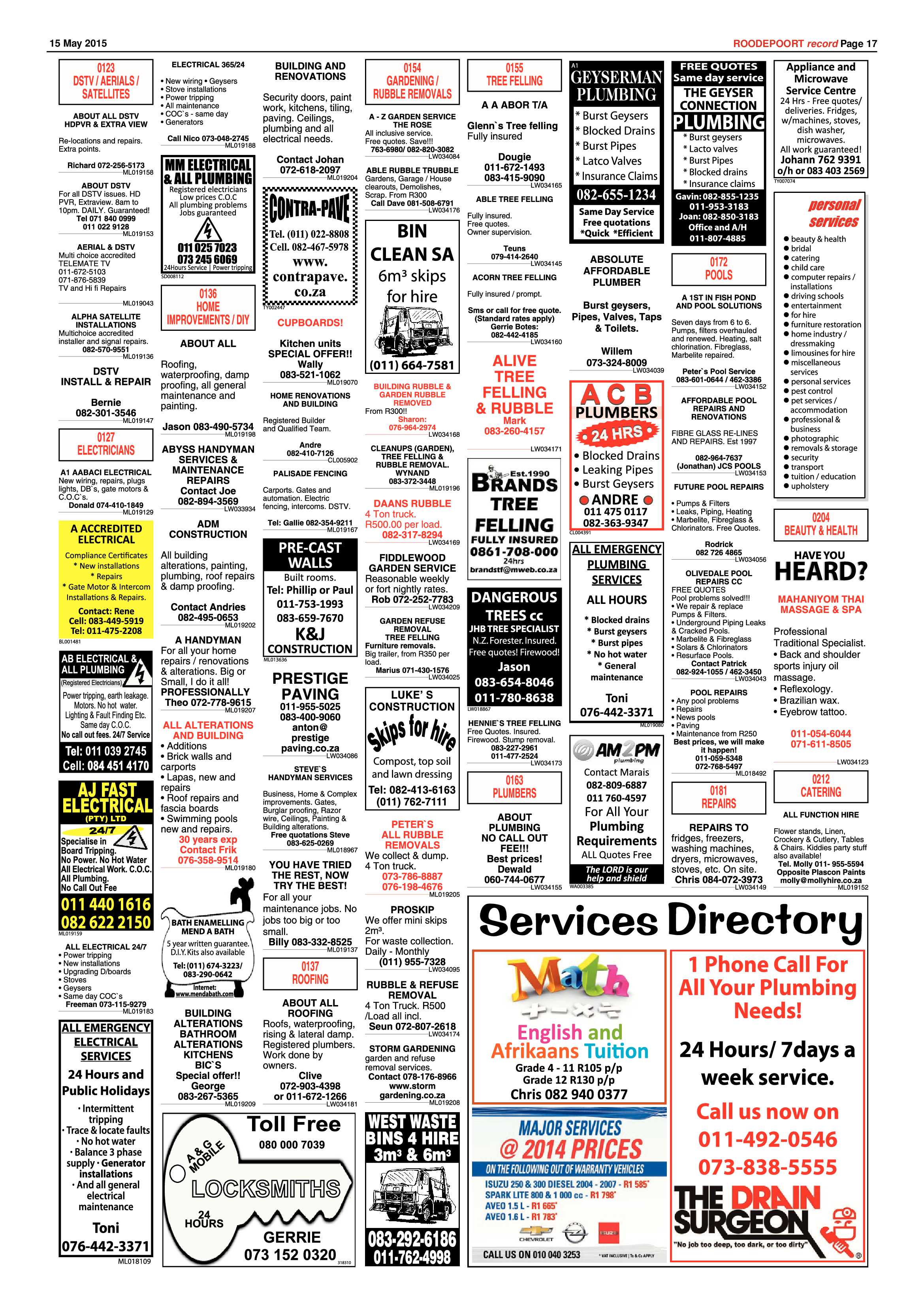 Roodepoort Record 15 May 2015 page 17