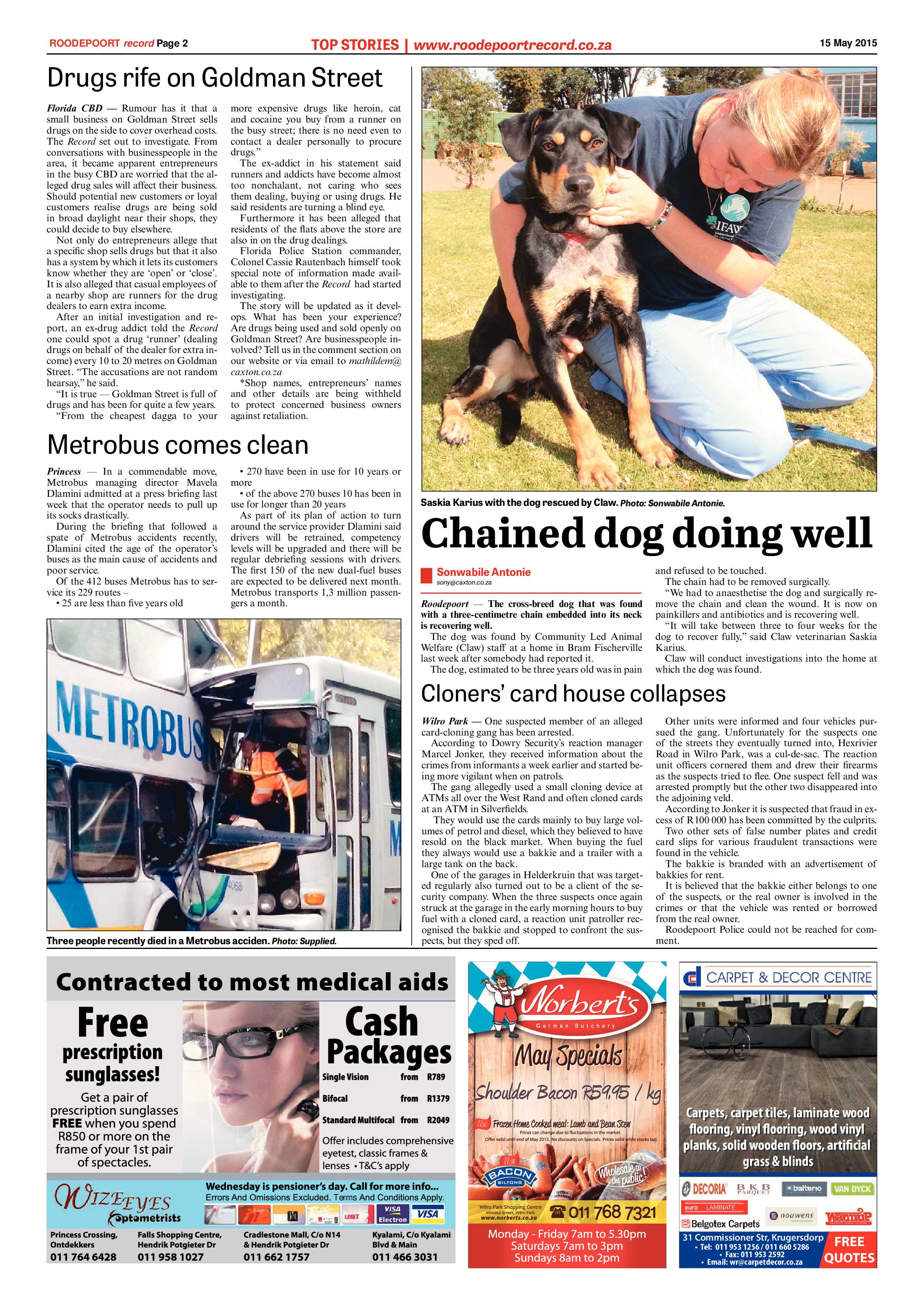 Roodepoort Record 15 May 2015 page 2