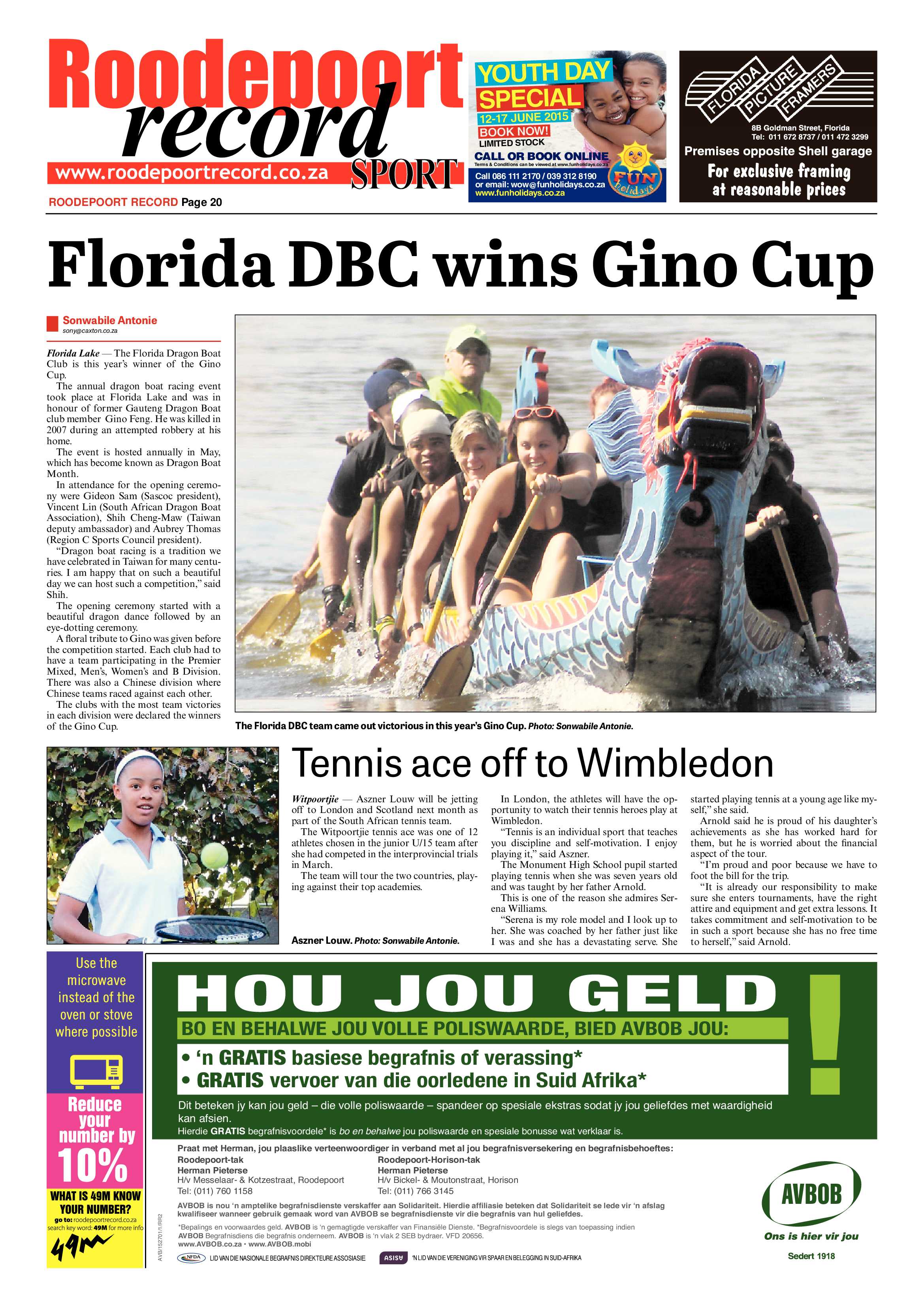 Roodepoort Record 15 May 2015 page 20