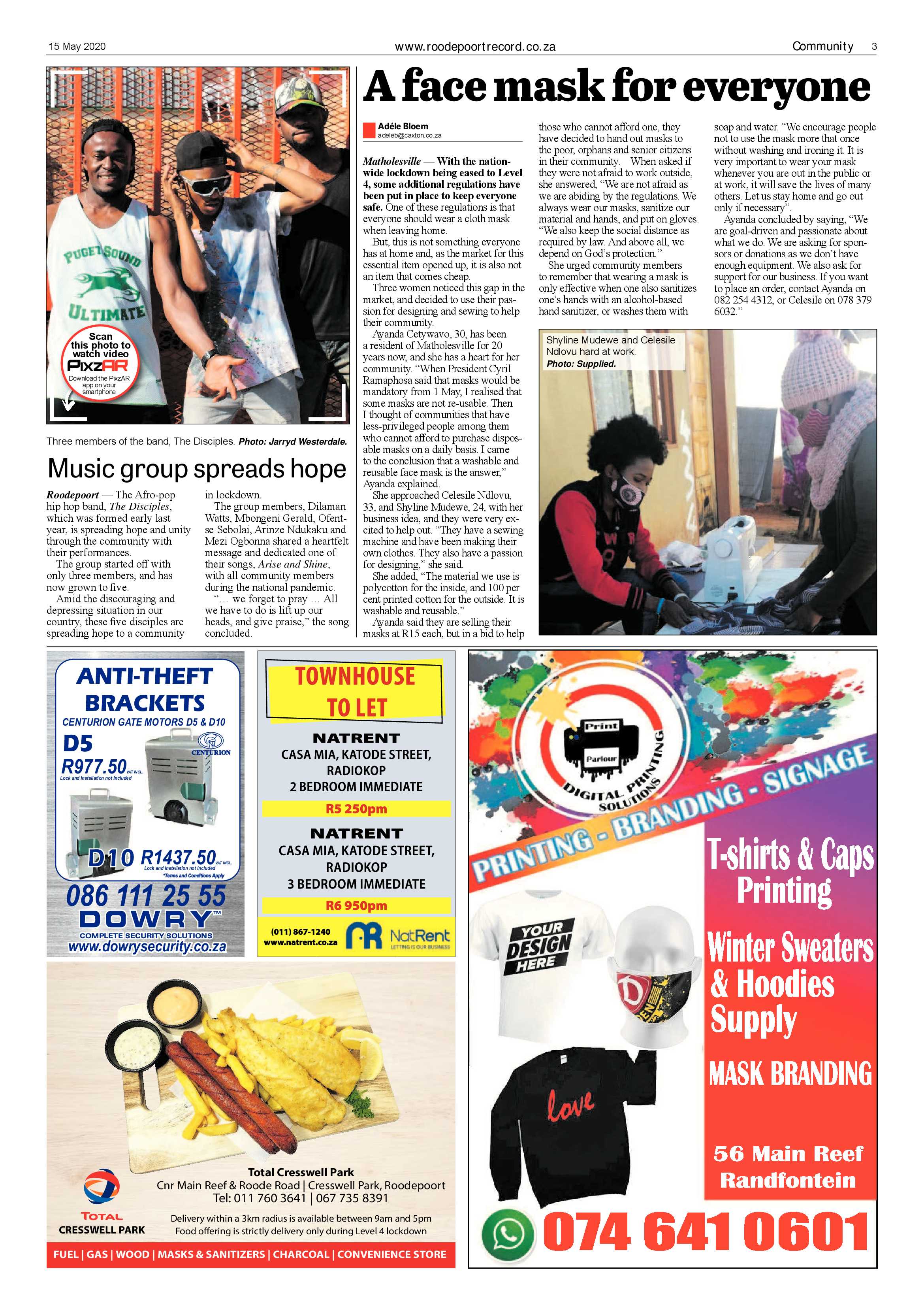 Roodepoort Record 15 May 2020 page 3