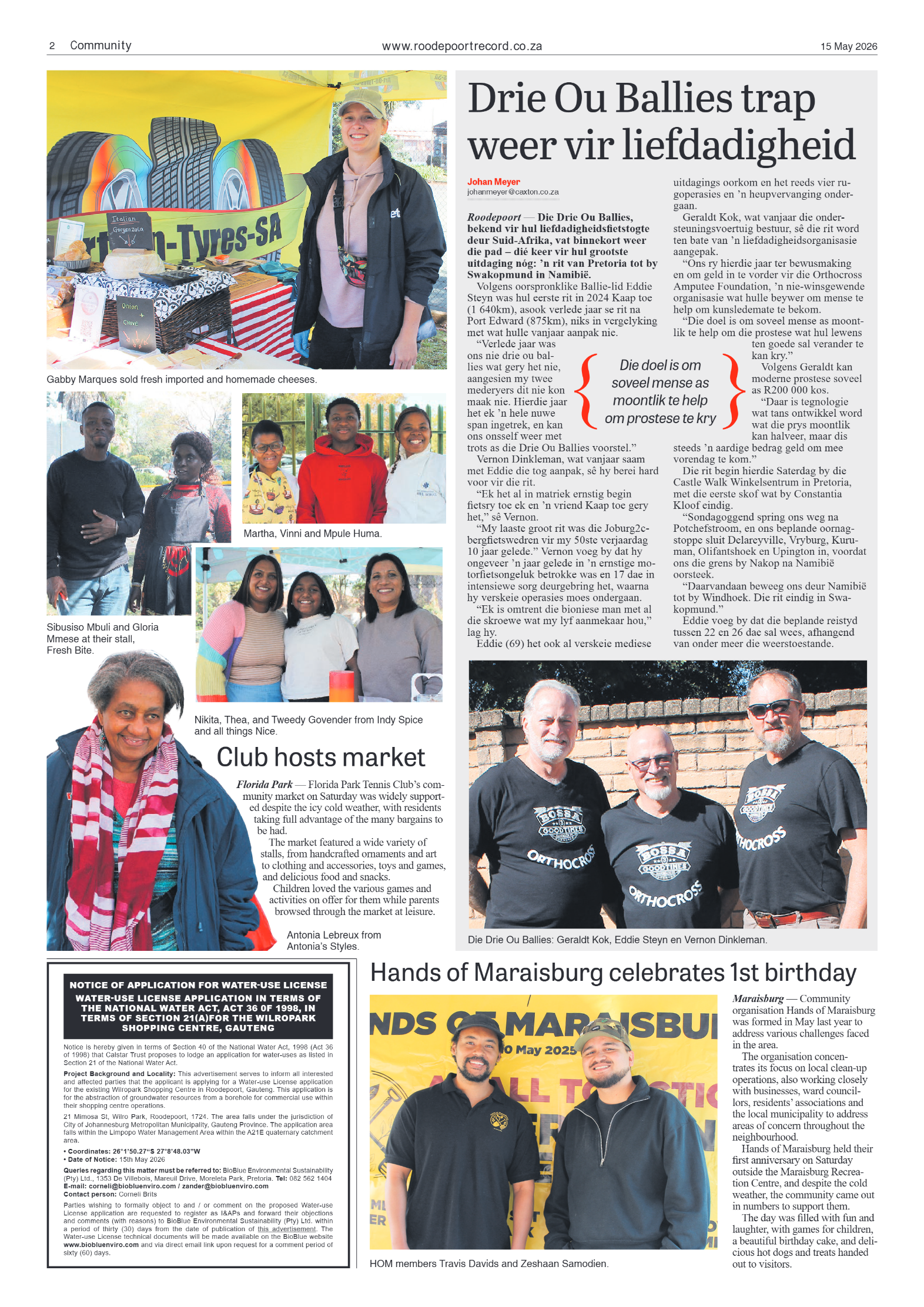 Roodepoort Record 15 May 2026 page 2