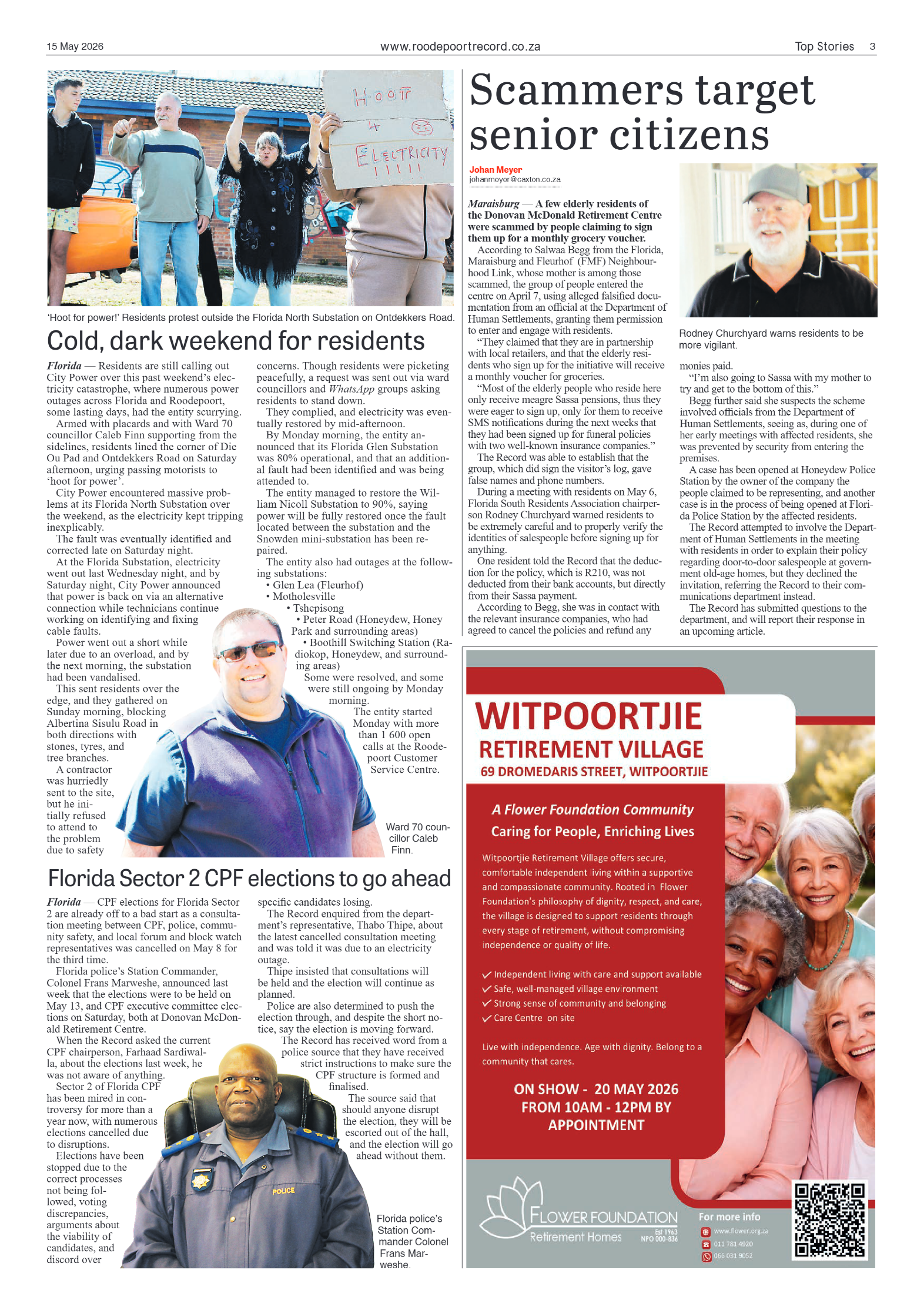Roodepoort Record 15 May 2026 page 3