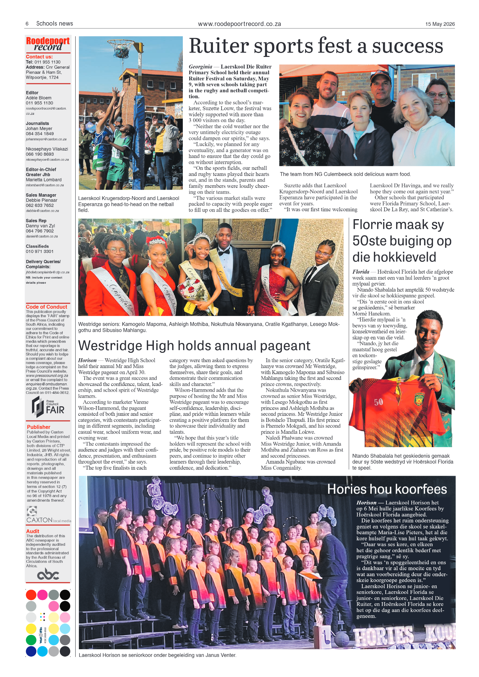 Roodepoort Record 15 May 2026 page 6