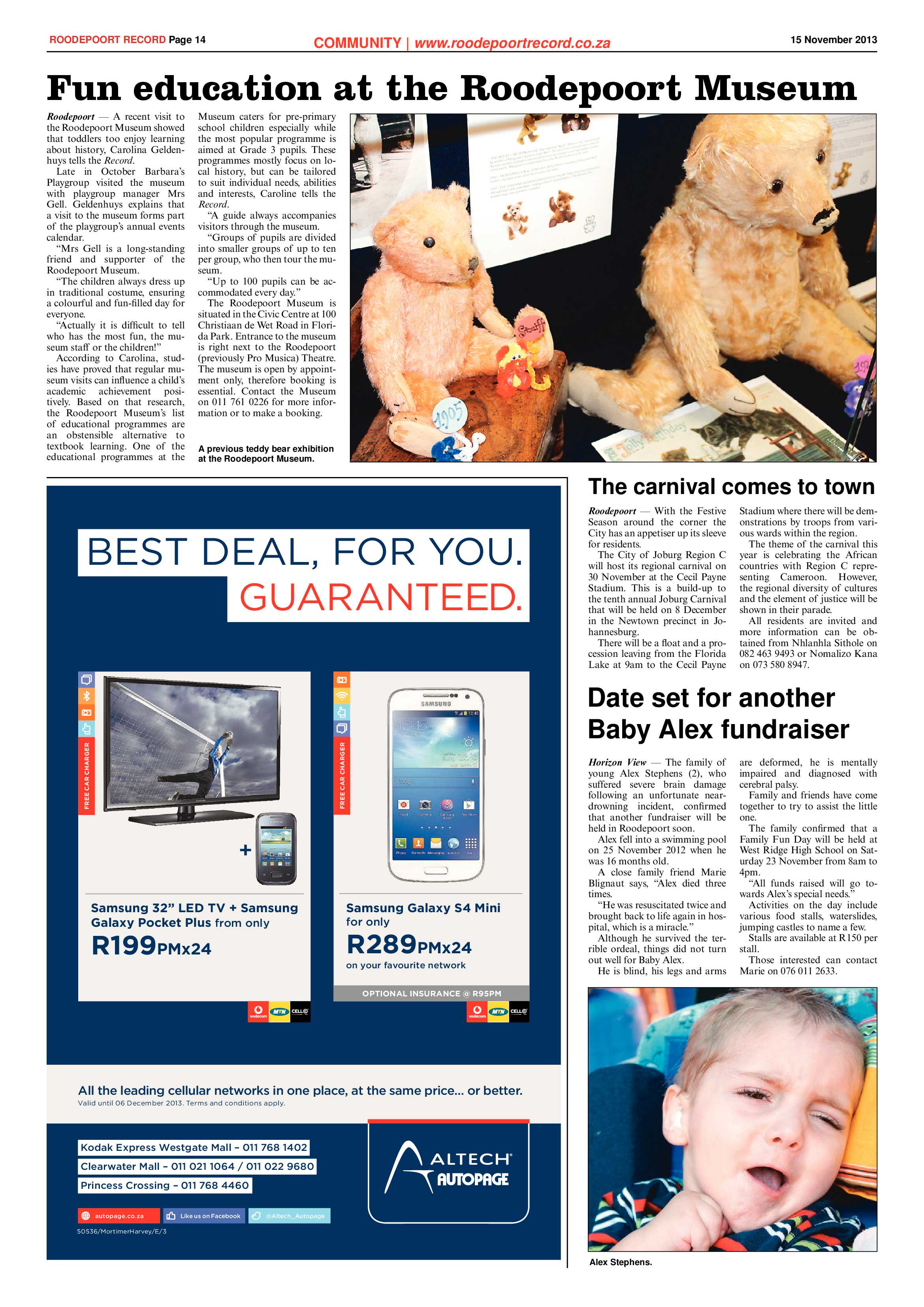 Roodepoort Record 15 November 2013 page 14