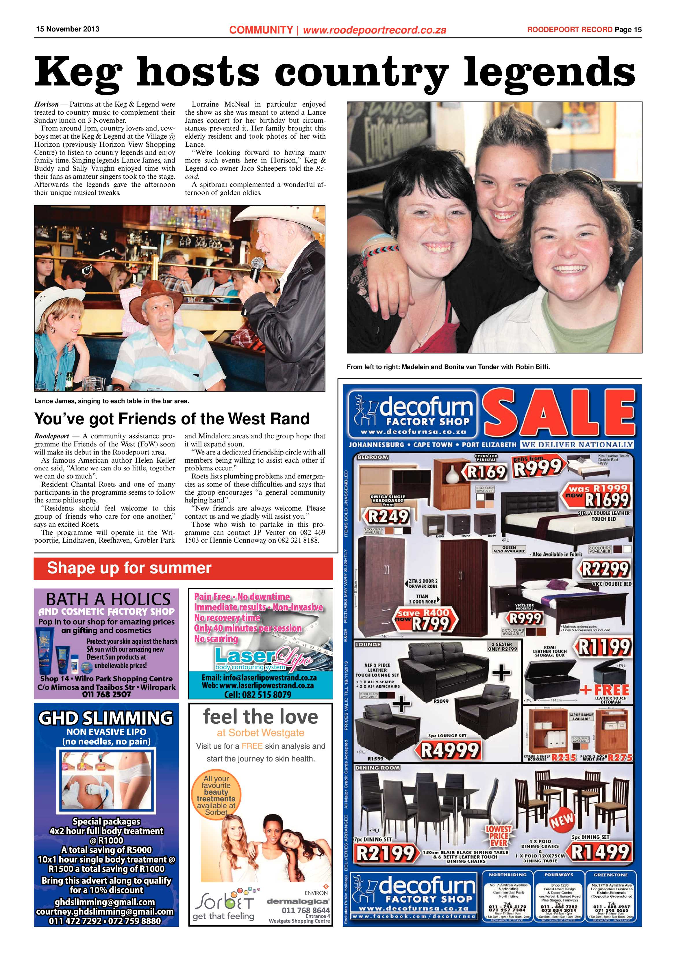 Roodepoort Record 15 November 2013 page 15