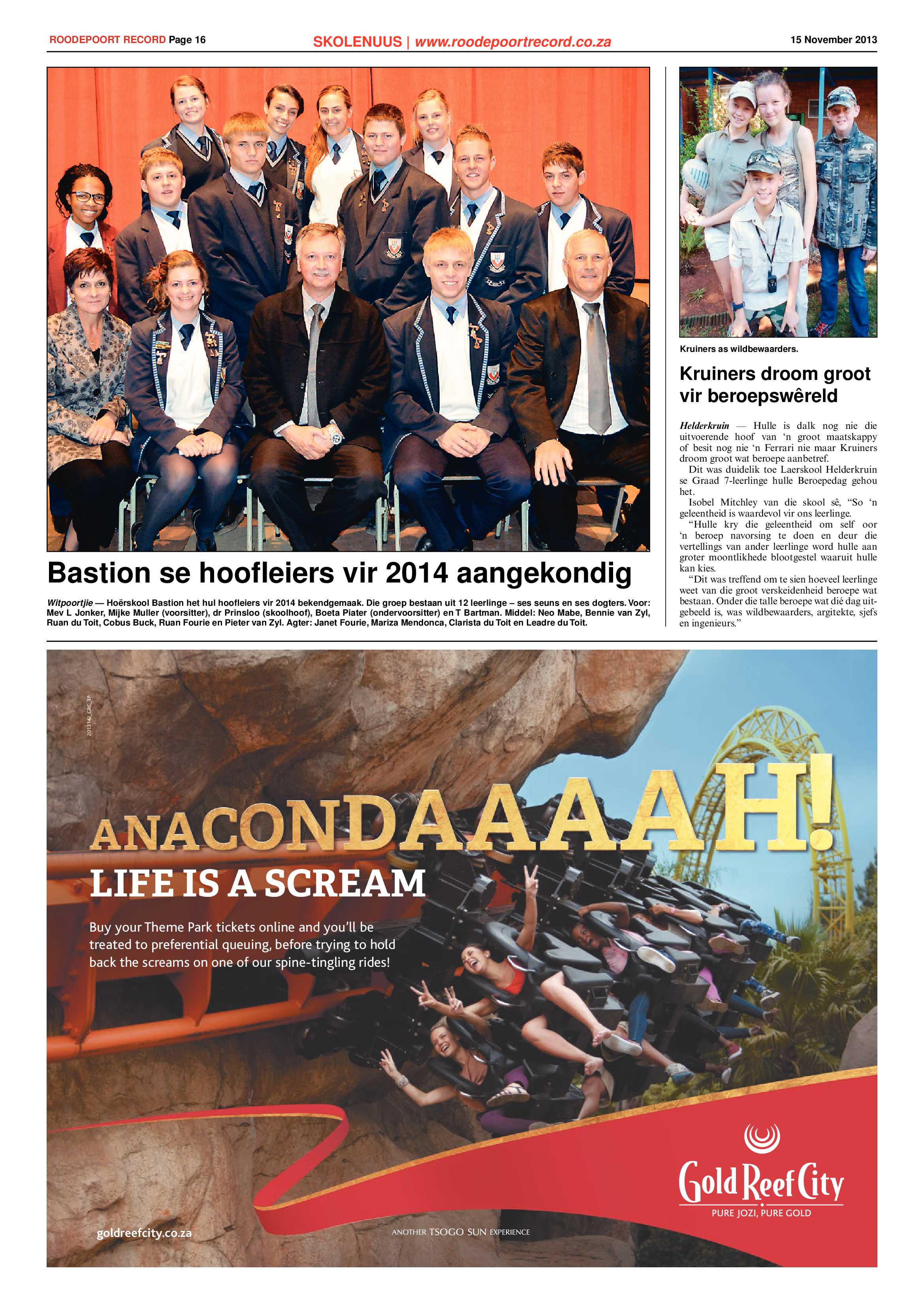 Roodepoort Record 15 November 2013 page 16