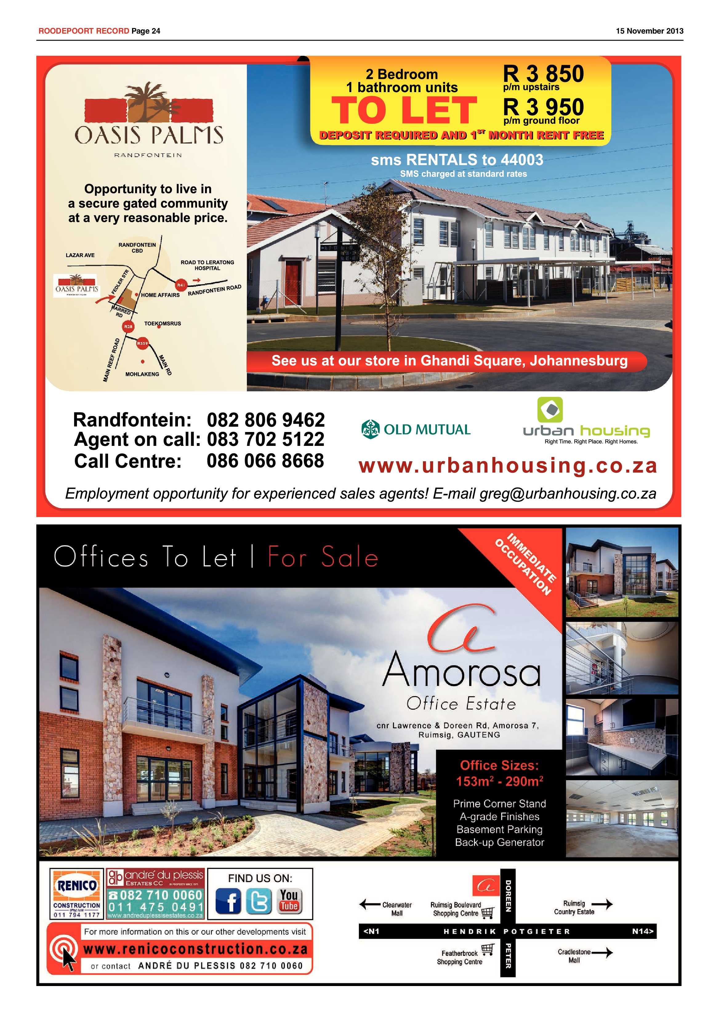 Roodepoort Record 15 November 2013 page 24