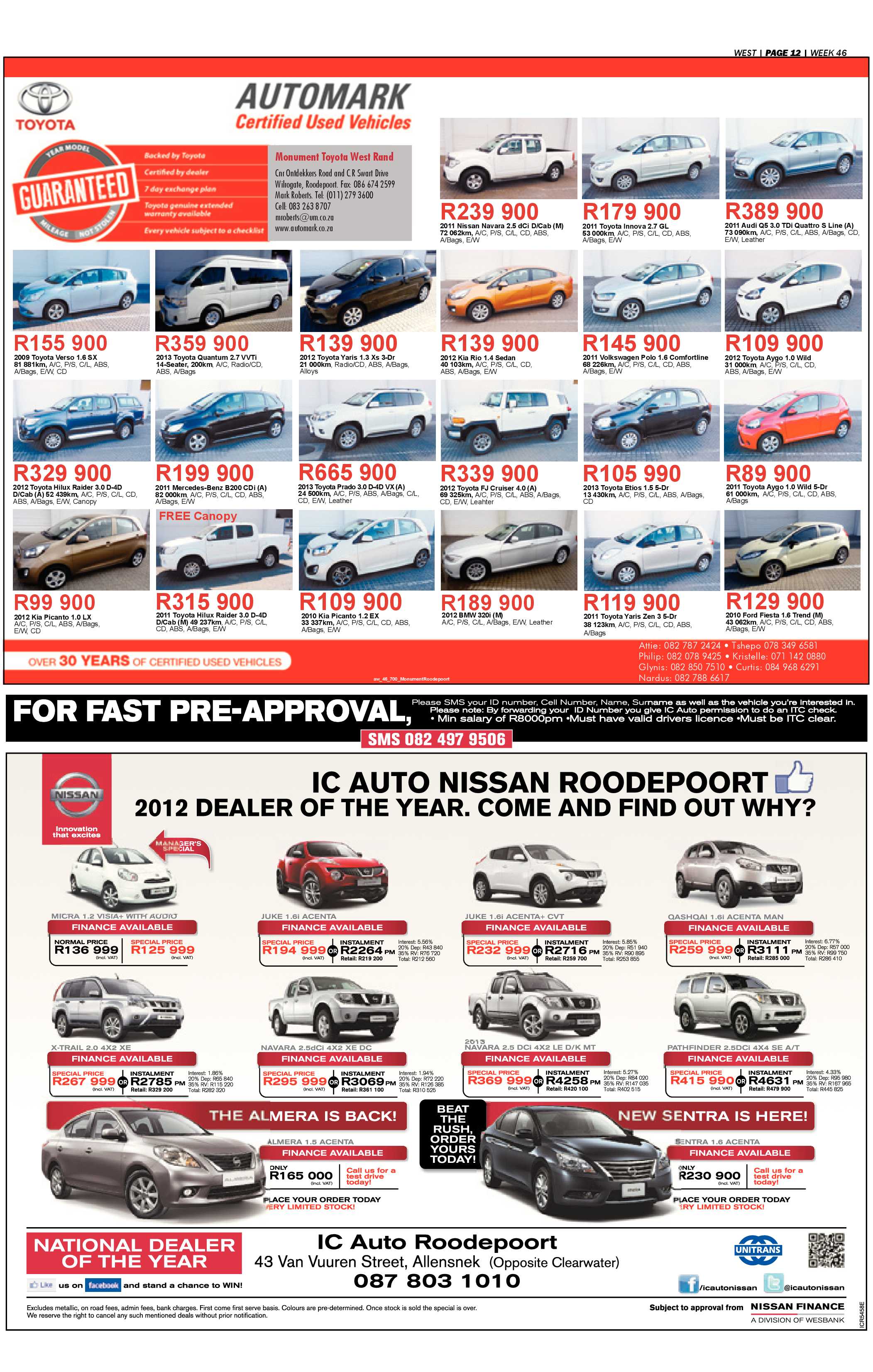 Roodepoort Record 15 November 2013 page 44