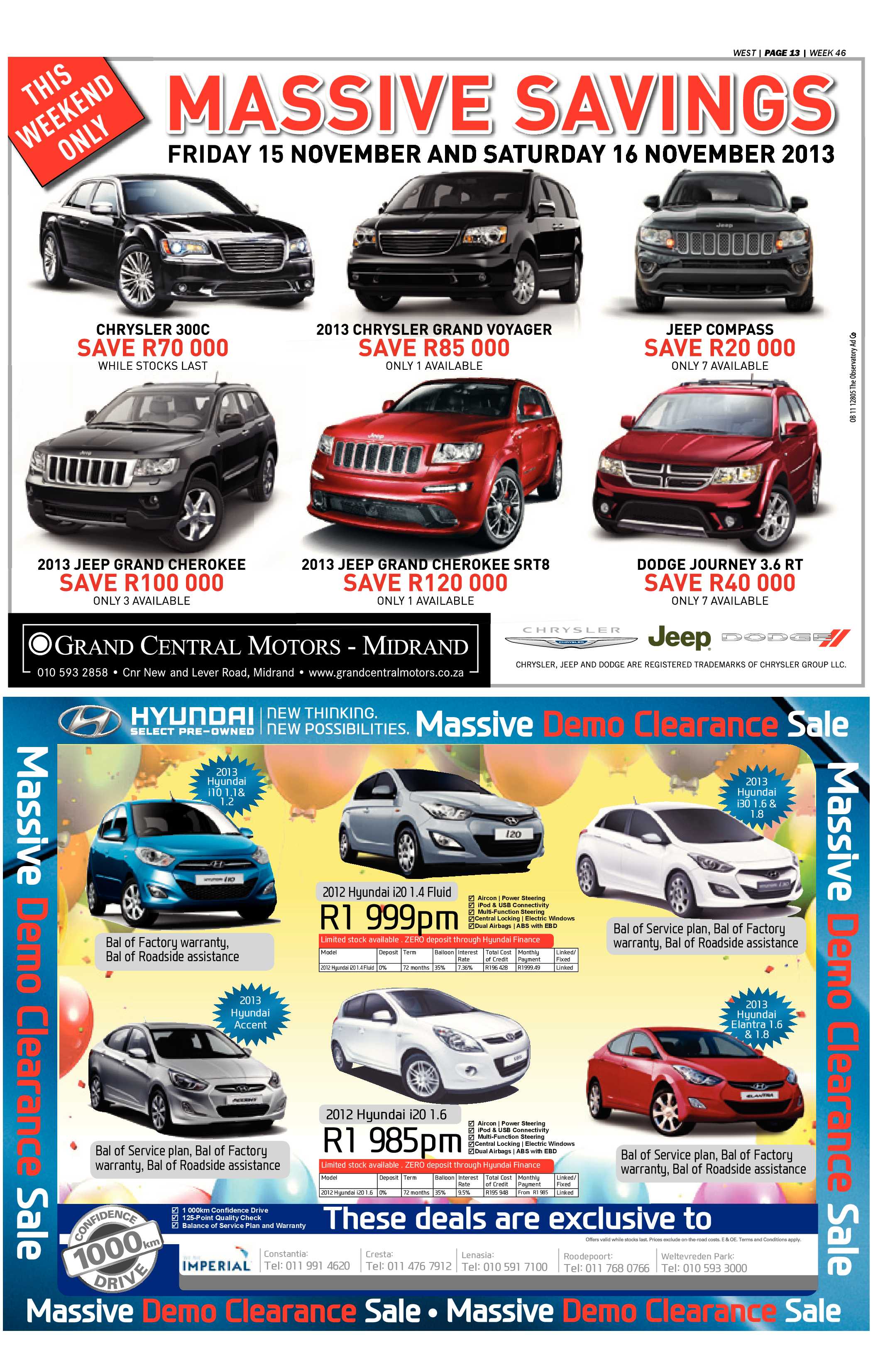 Roodepoort Record 15 November 2013 page 45