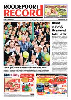 Roodepoort Record 15 November 2013