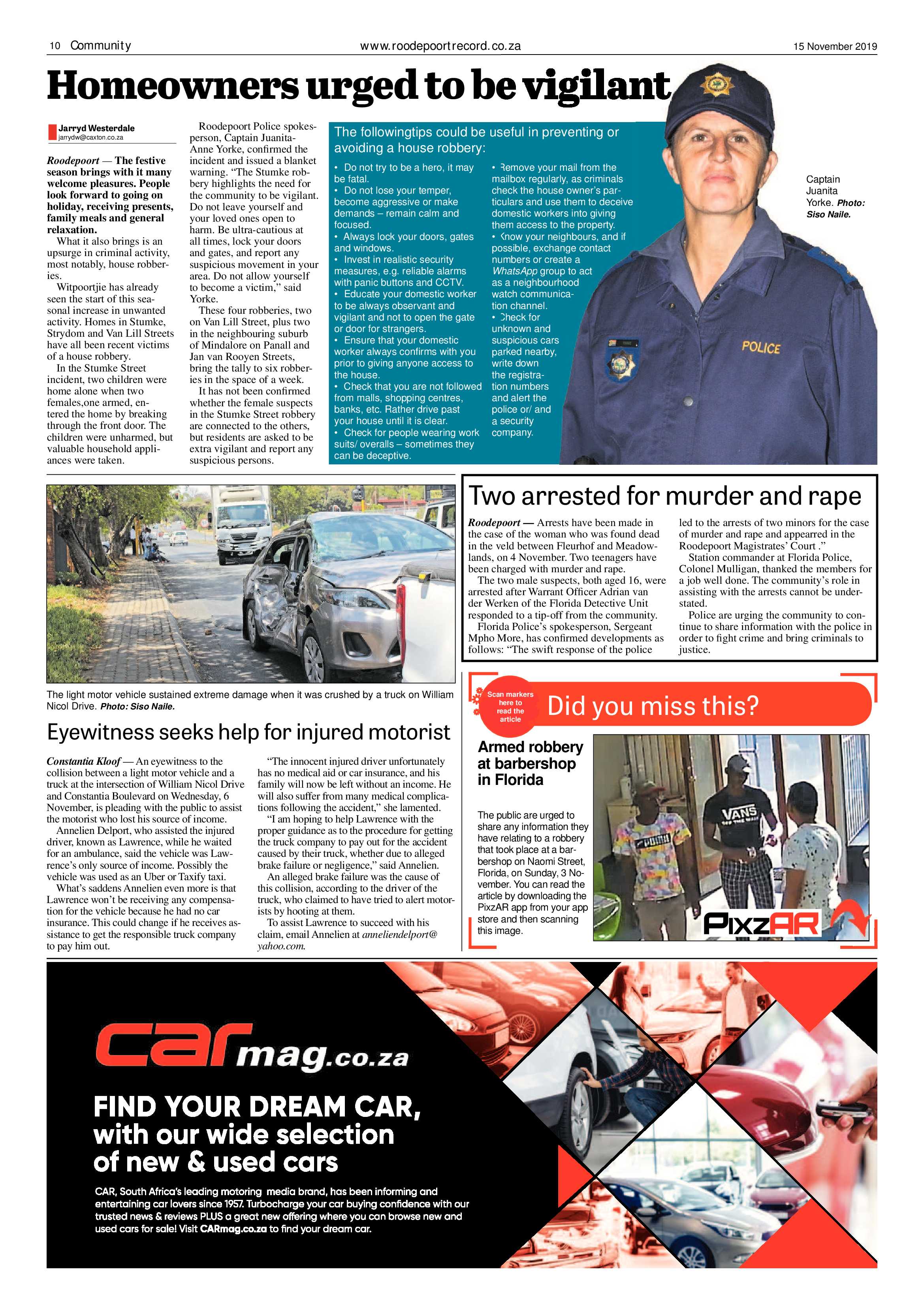 Roodepoort Record 15 November 2019 page 10