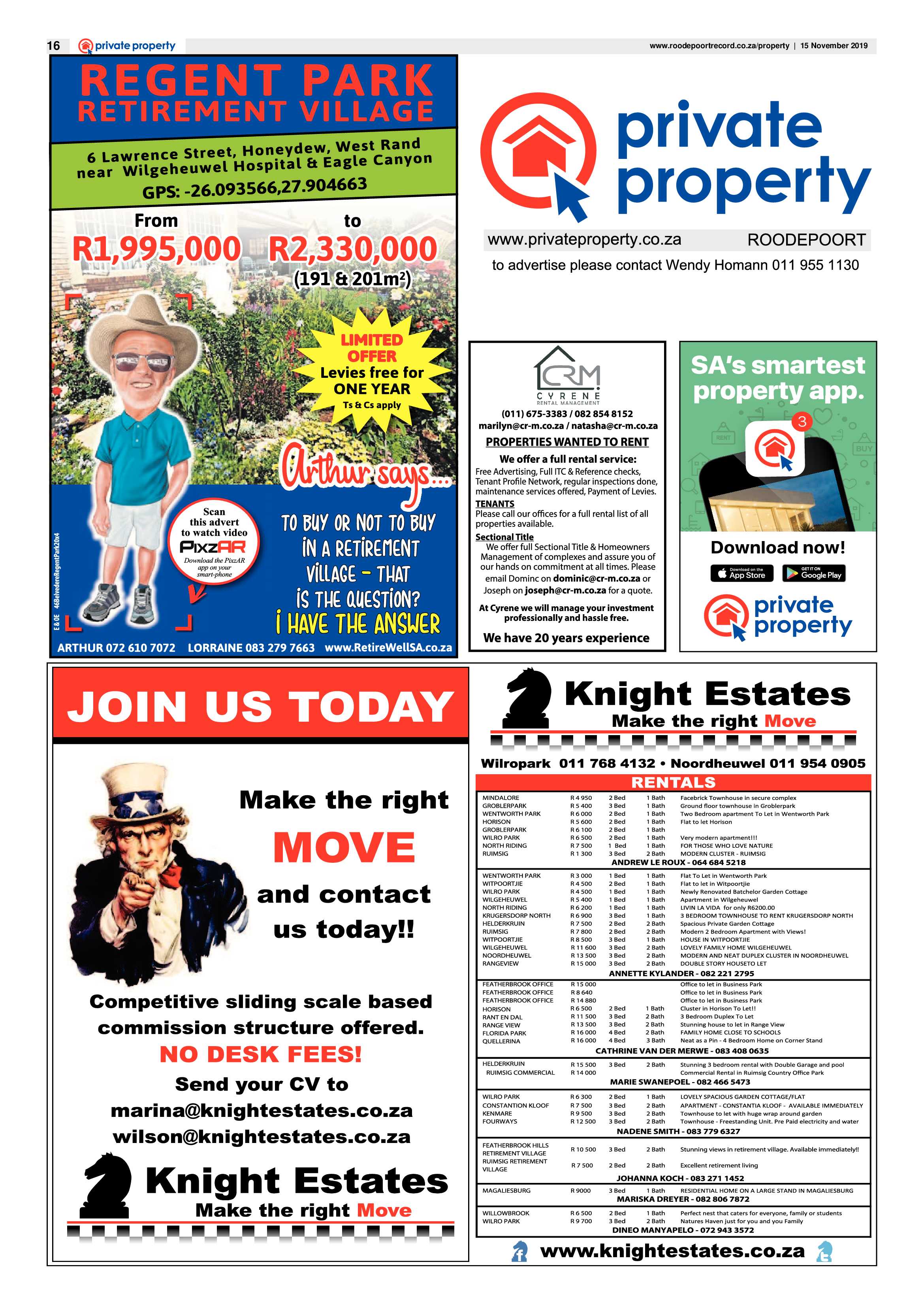 Roodepoort Record 15 November 2019 page 16