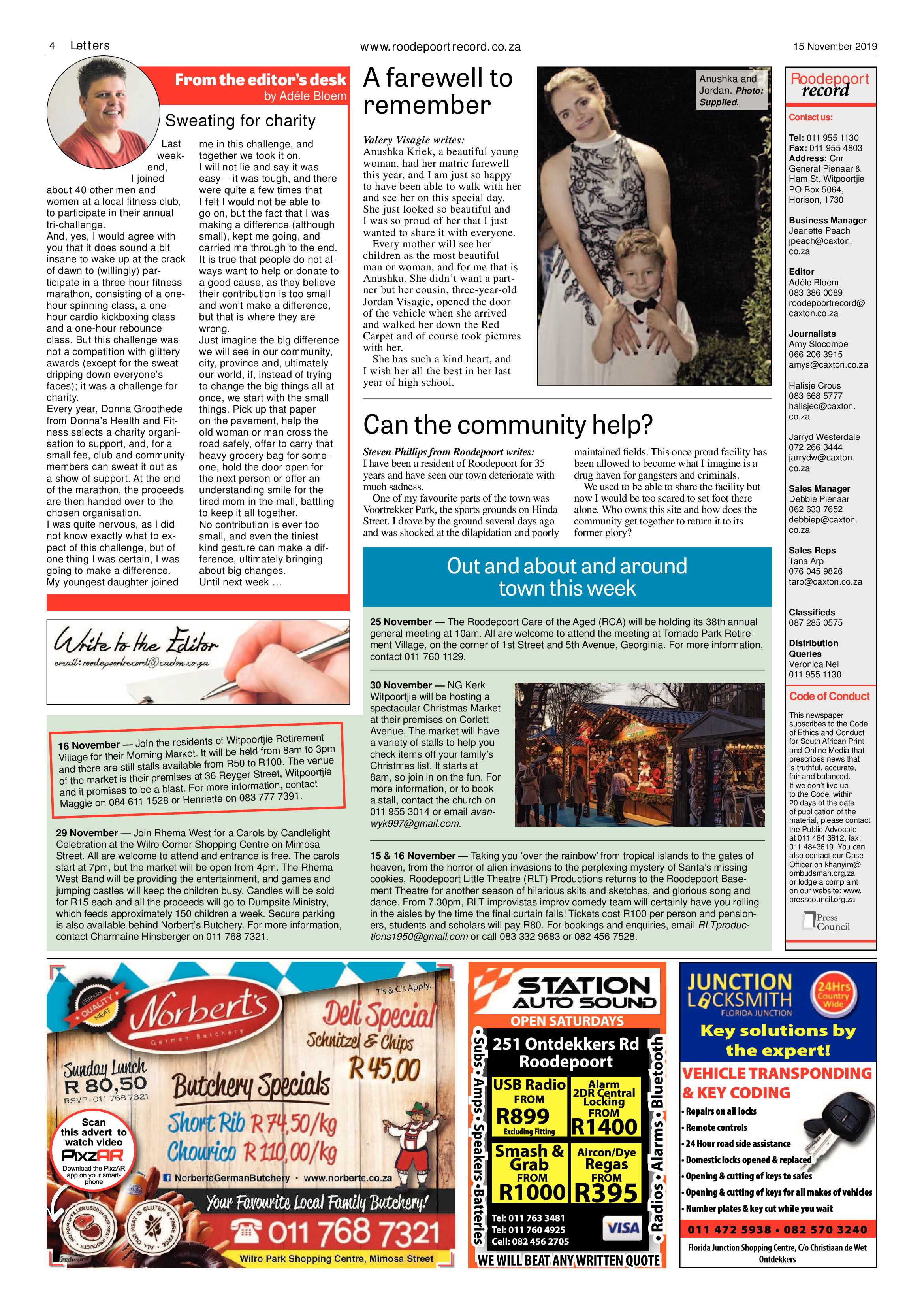 Roodepoort Record 15 November 2019 page 4