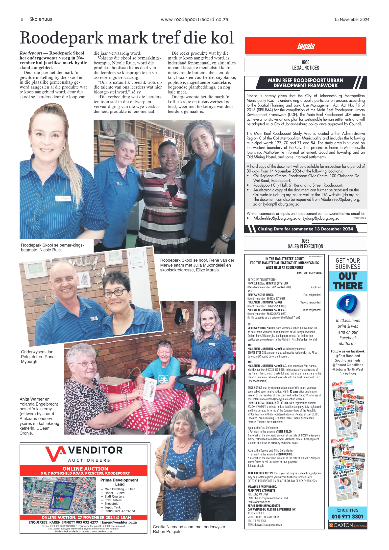 Roodepoort Record 15 November 2024 page 6