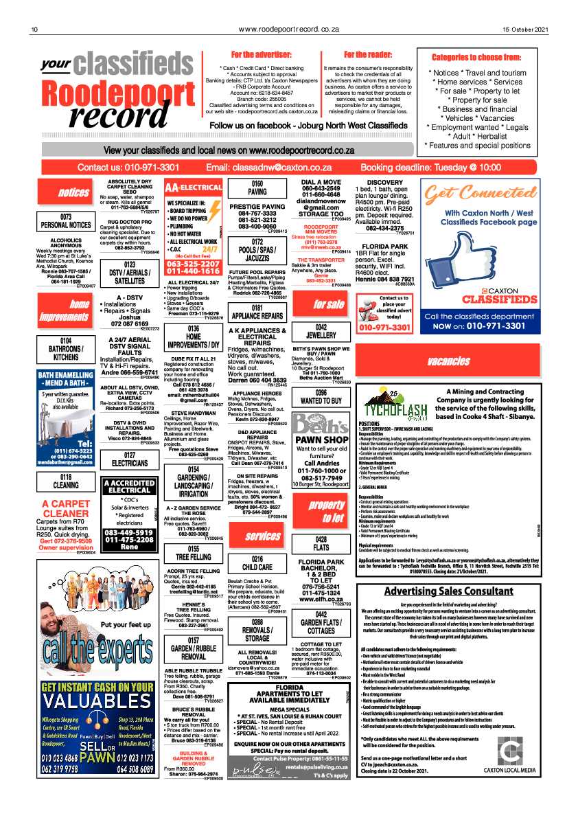 Roodepoort Record 15 October 2021 page 10