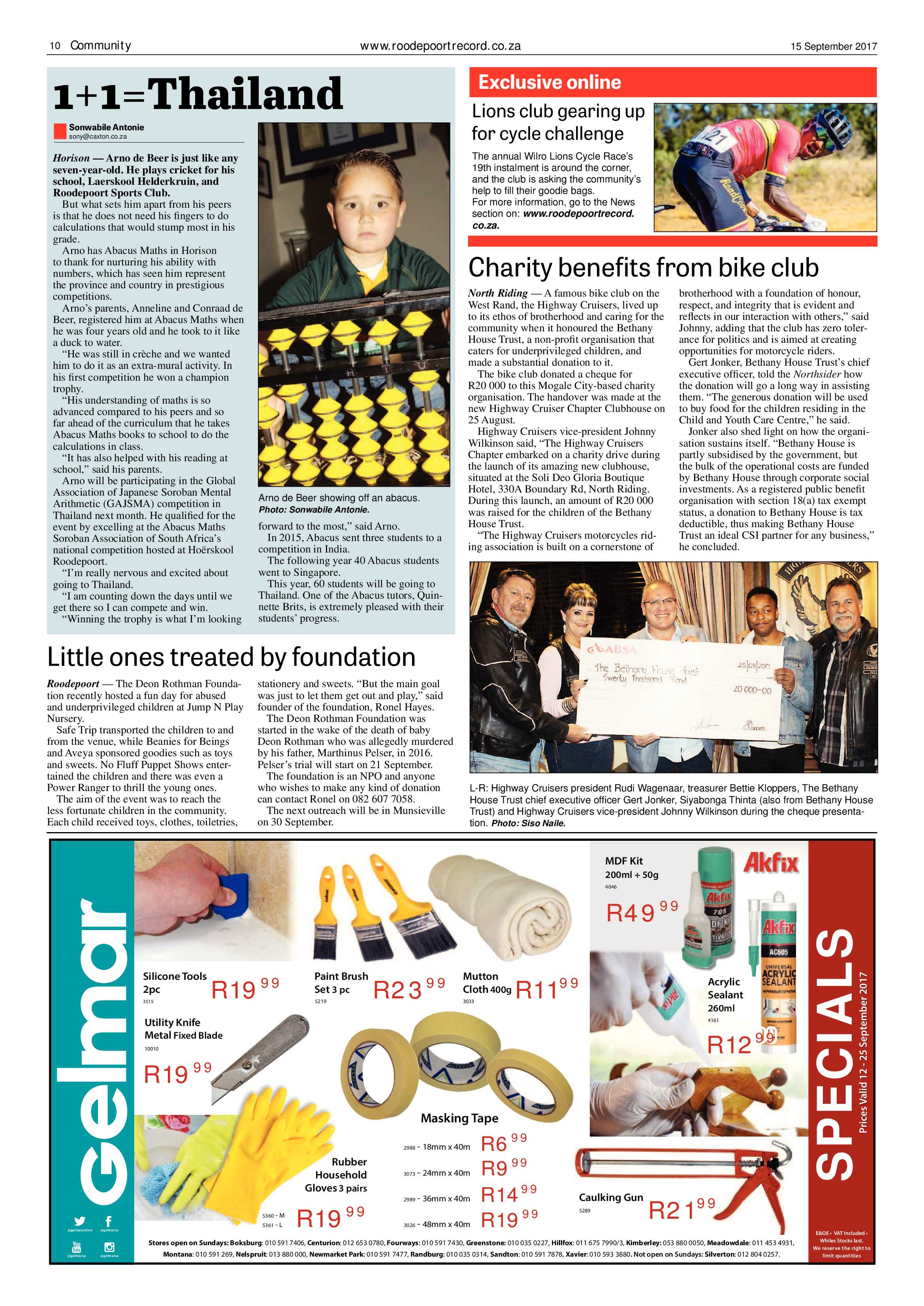 Roodepoort Record 15 September 2017 page 10