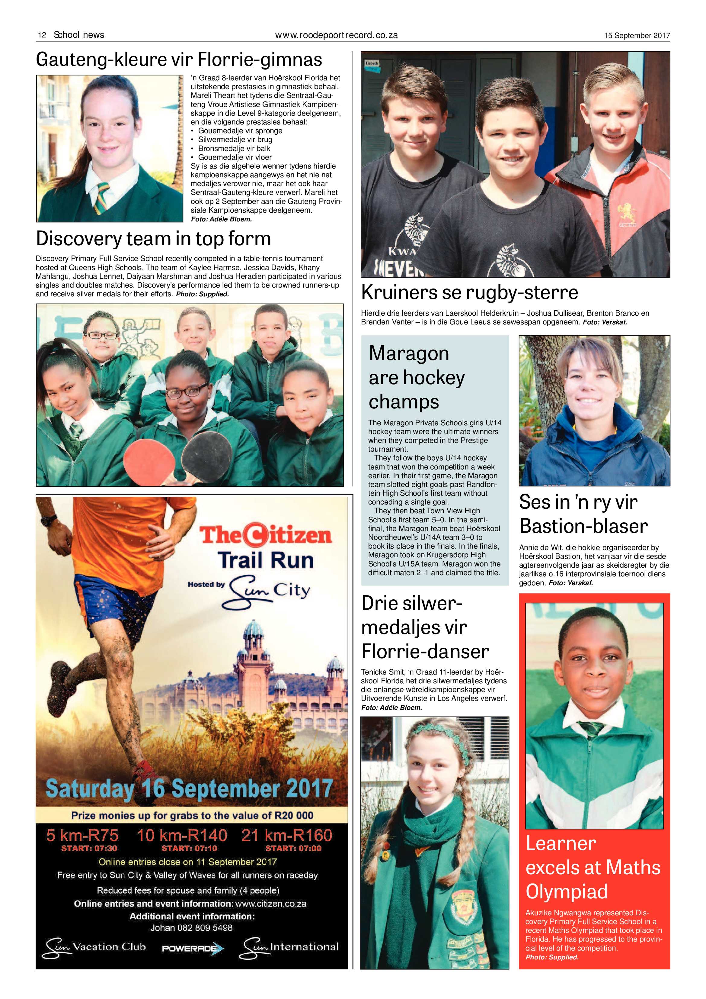 Roodepoort Record 15 September 2017 page 12