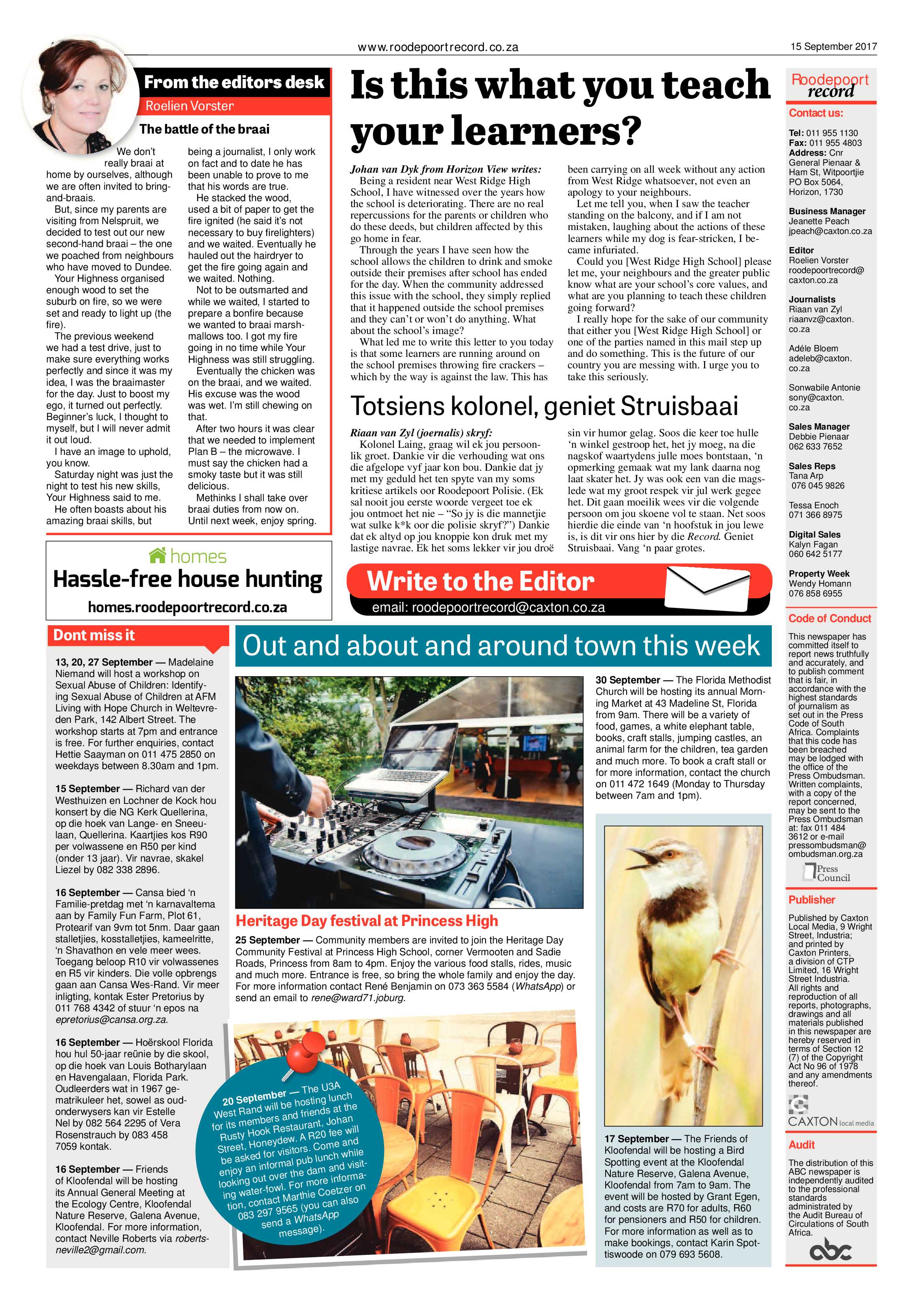 Roodepoort Record 15 September 2017 page 4