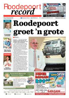 Roodepoort Record 15 September 2017