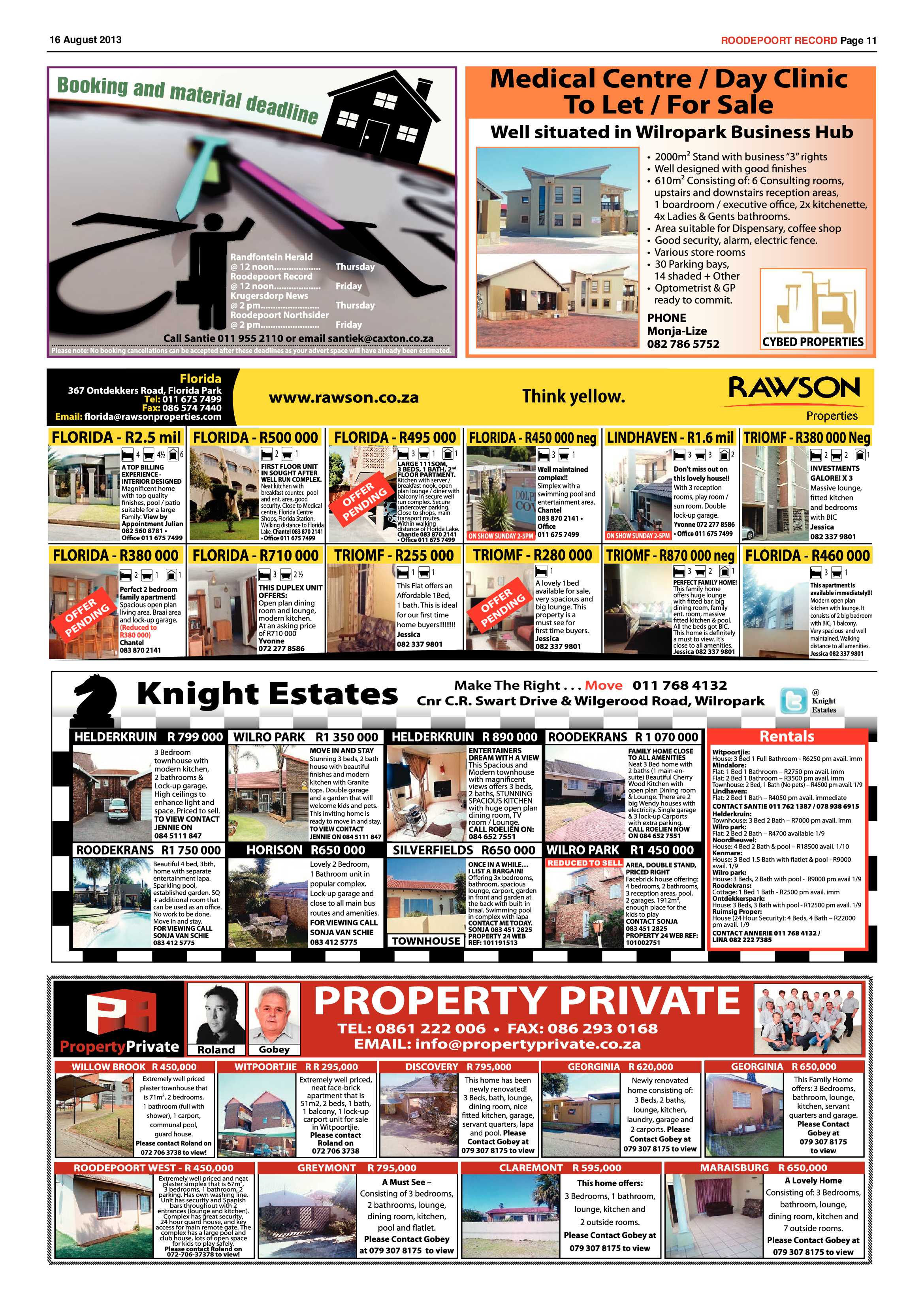 Roodepoort Record 16 August 2013 page 11