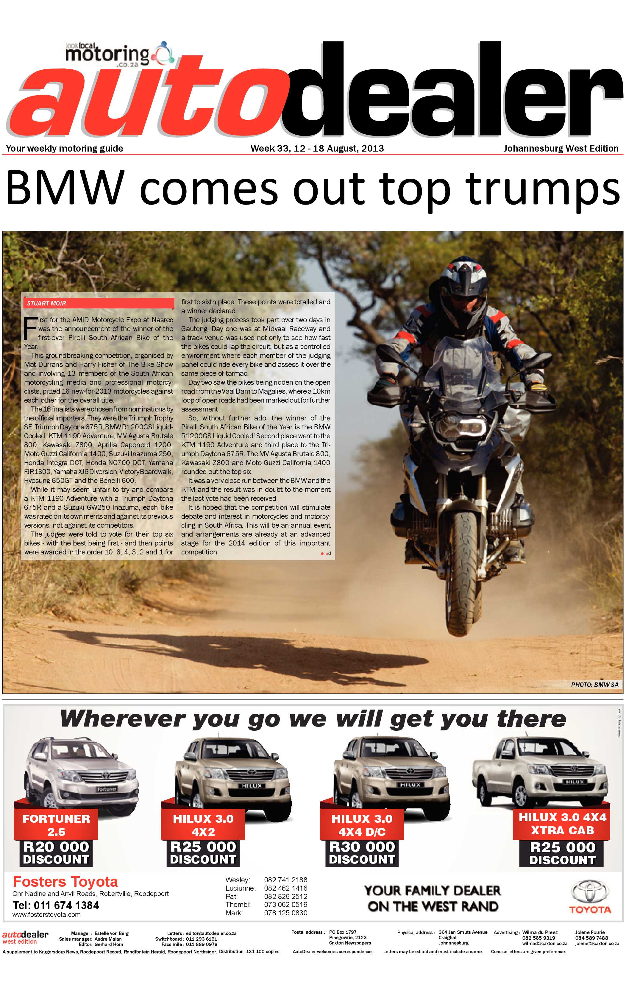 Roodepoort Record 16 August 2013 page 21