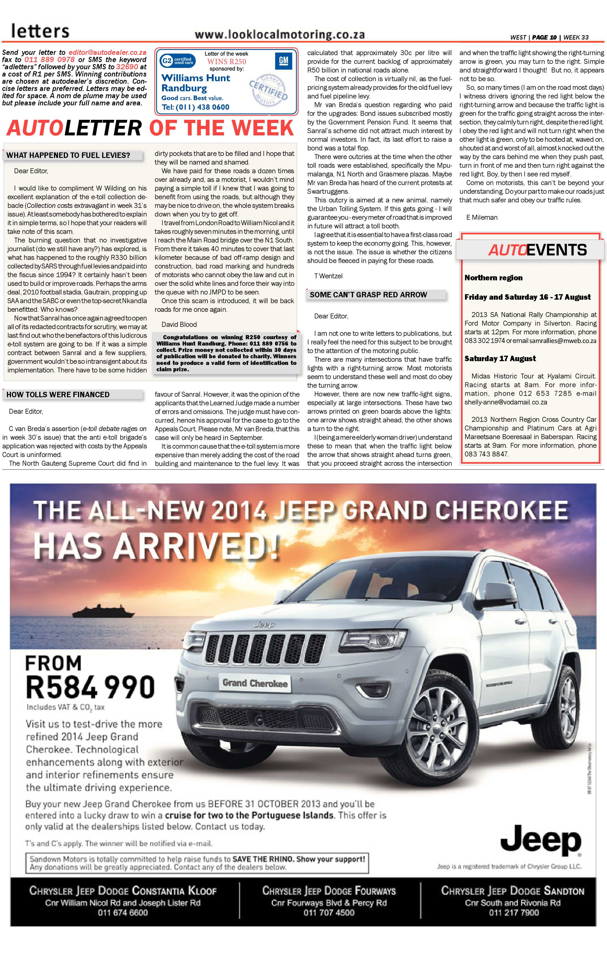 Roodepoort Record 16 August 2013 page 30