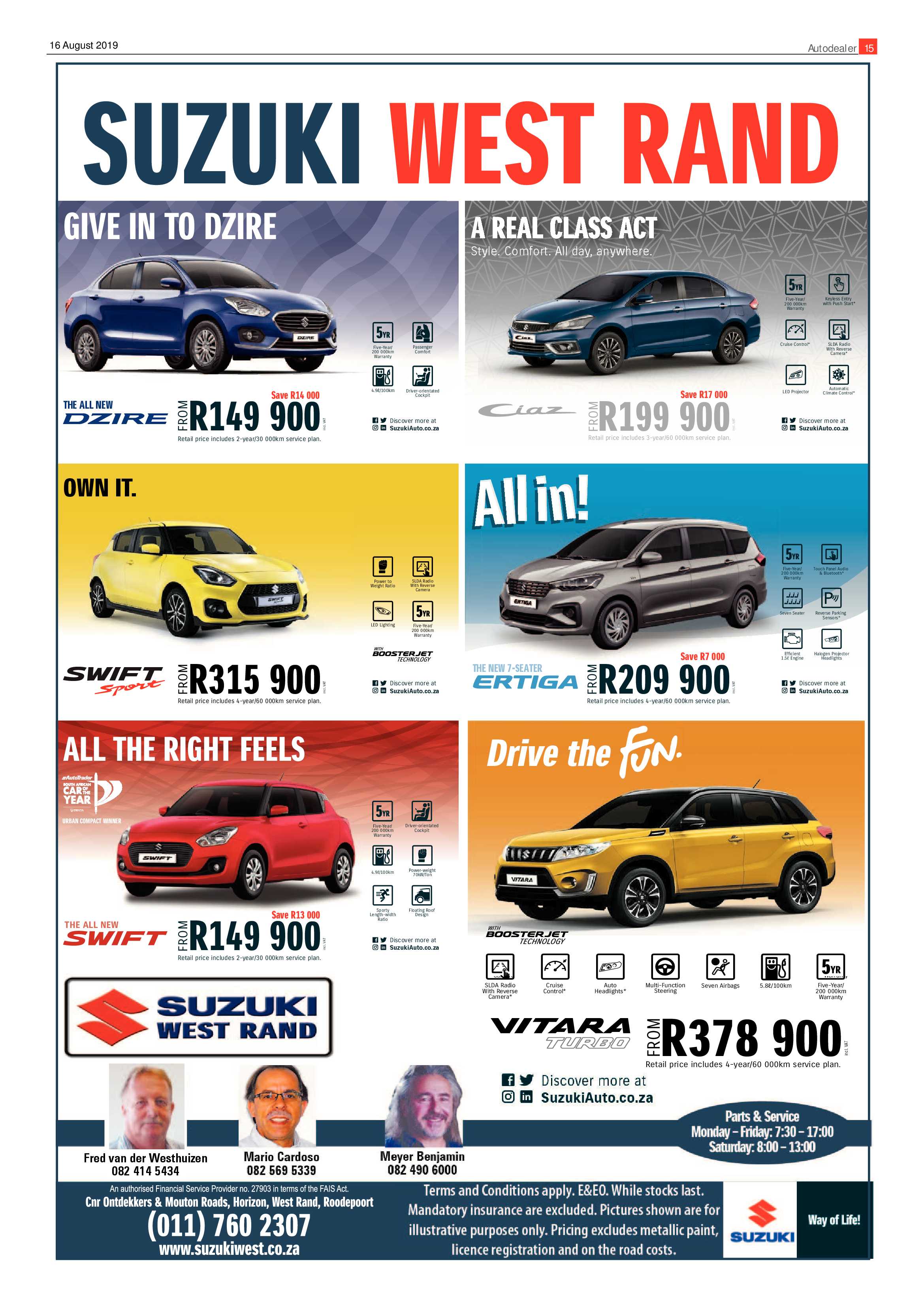 Roodepoort Record 16 August 2019 page 15