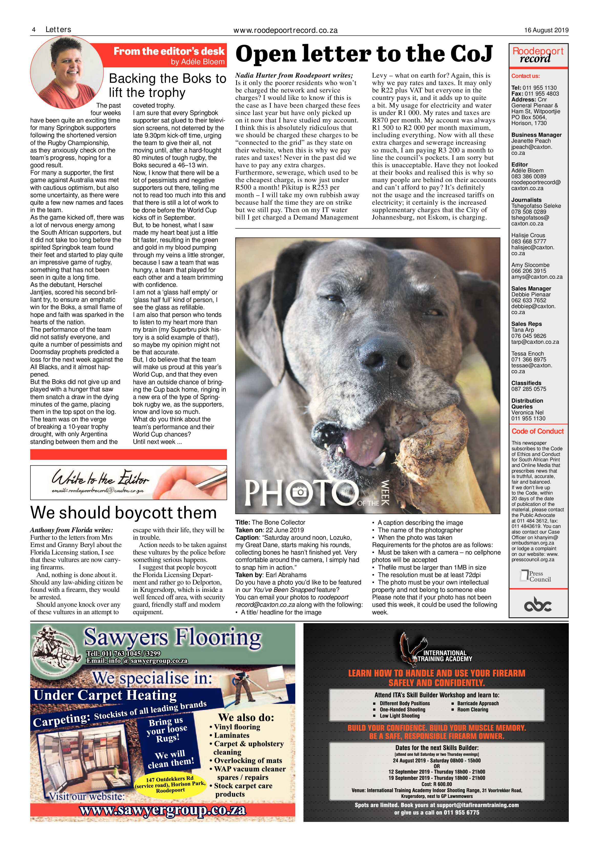 Roodepoort Record 16 August 2019 page 4