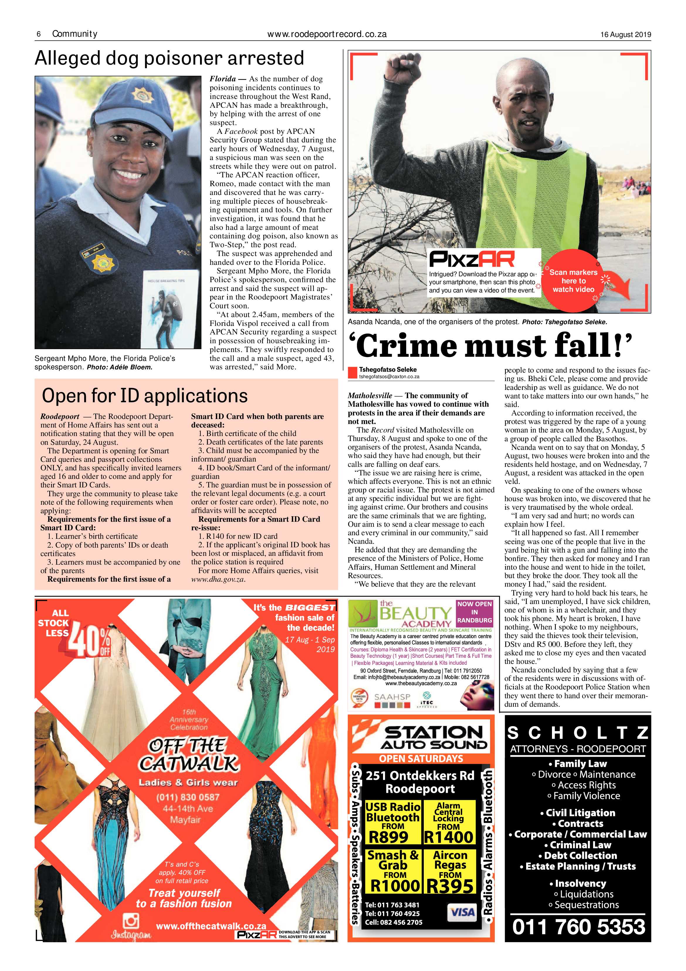 Roodepoort Record 16 August 2019 page 6