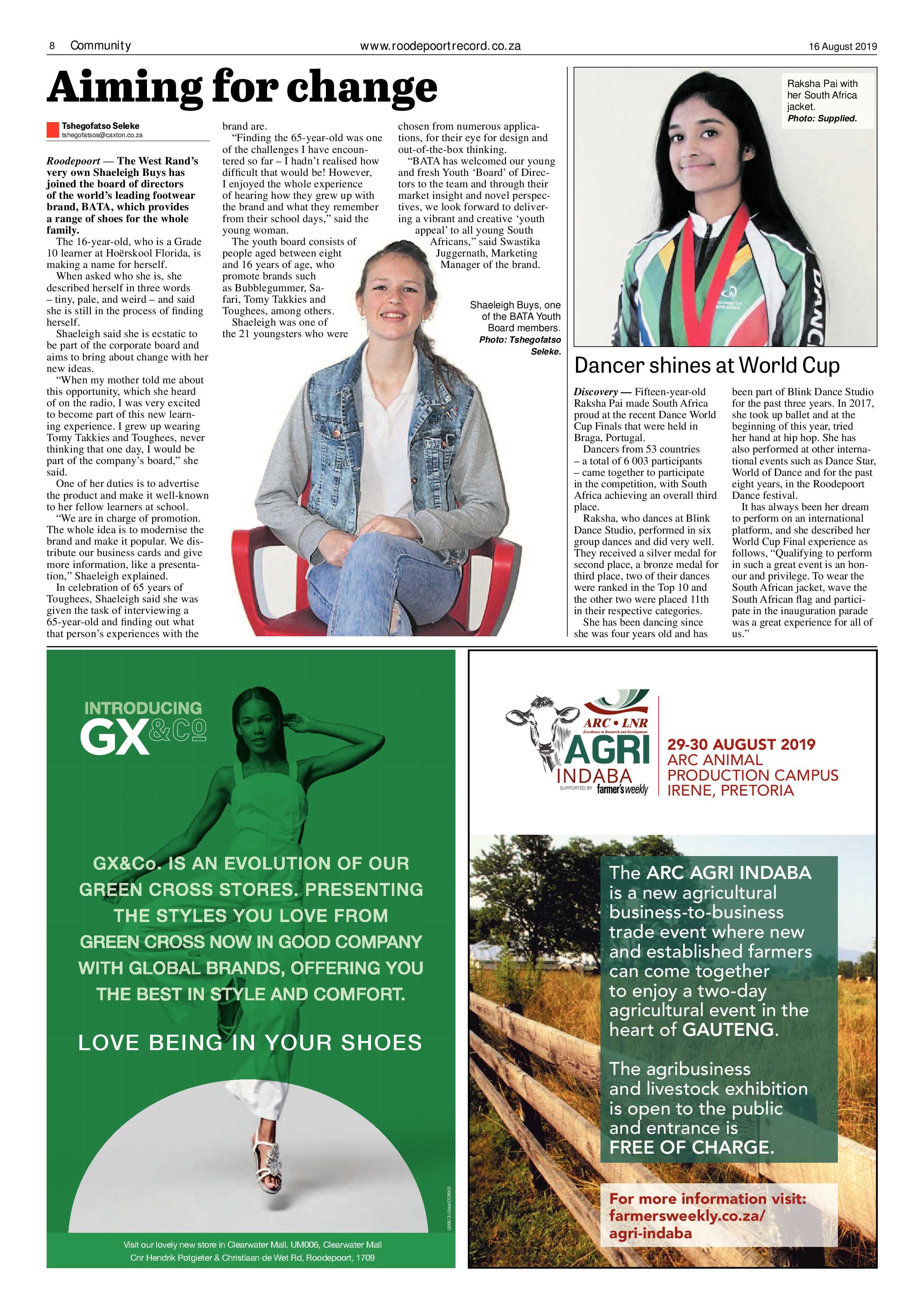 Roodepoort Record 16 August 2019 page 8