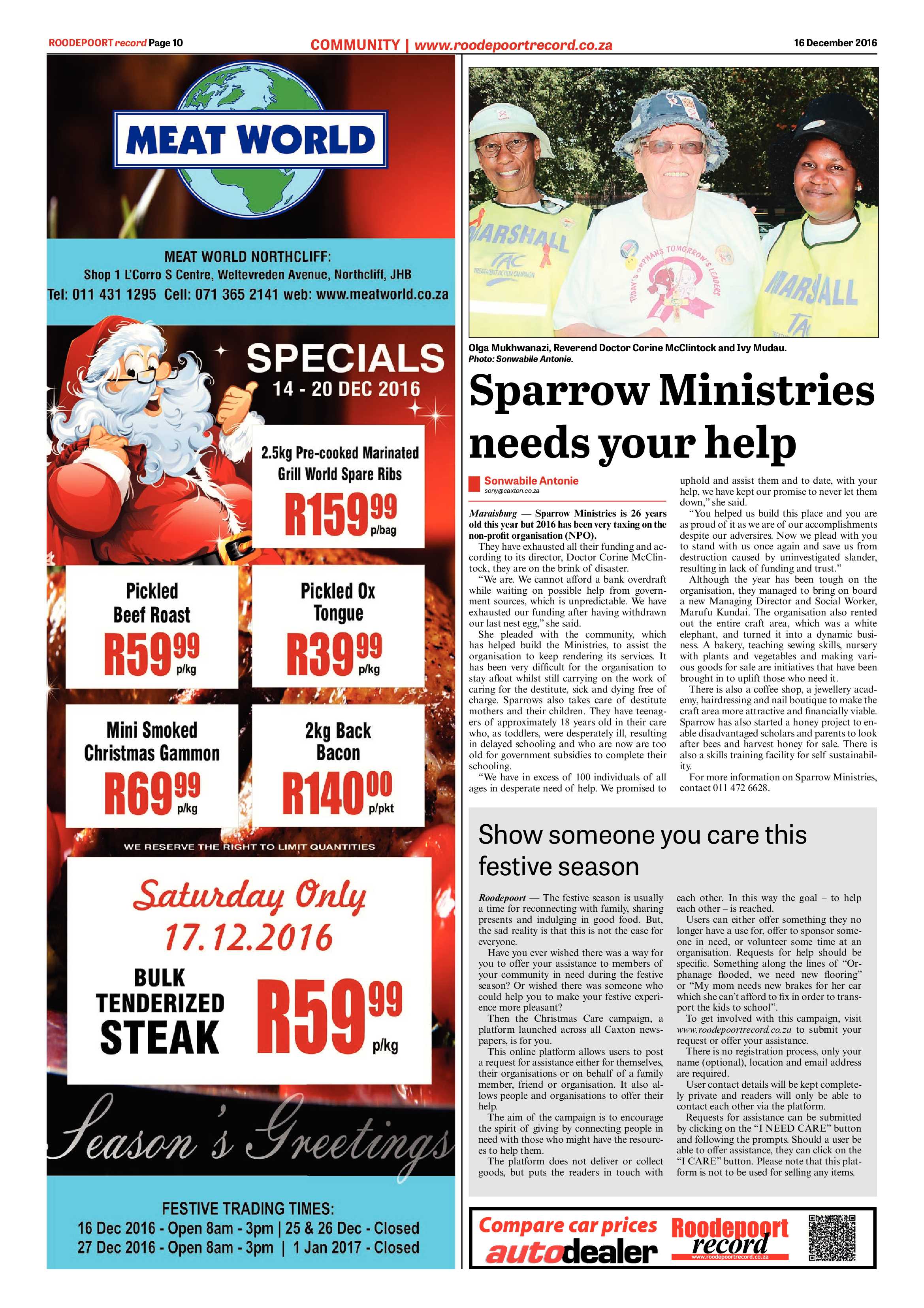 Roodepoort Record 16 December 2016 page 10