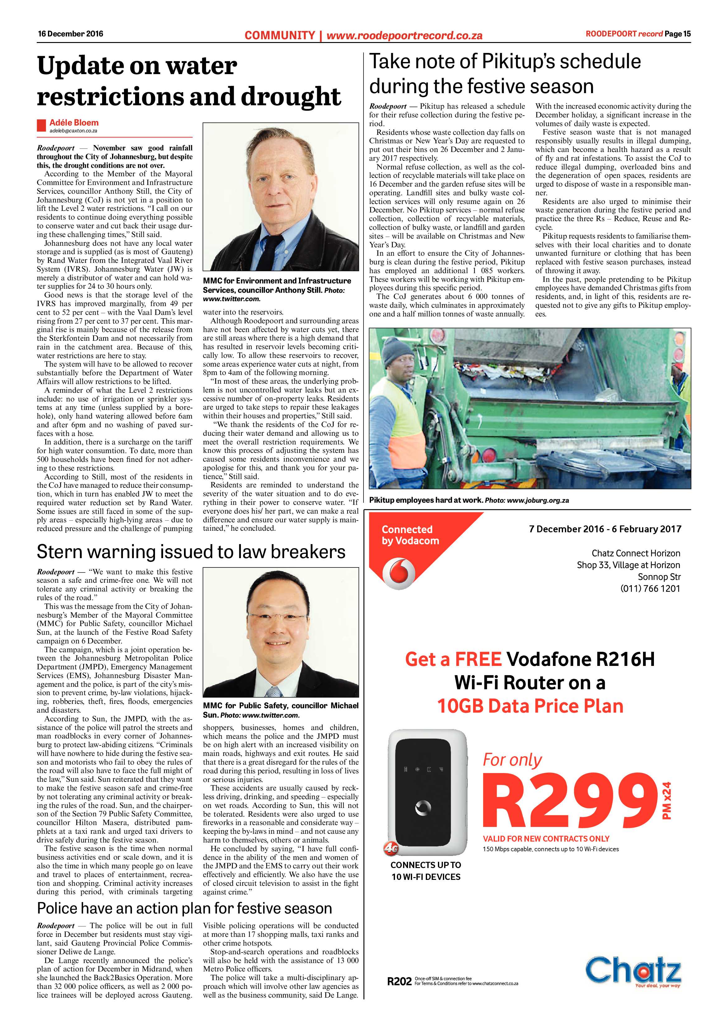 Roodepoort Record 16 December 2016 page 15