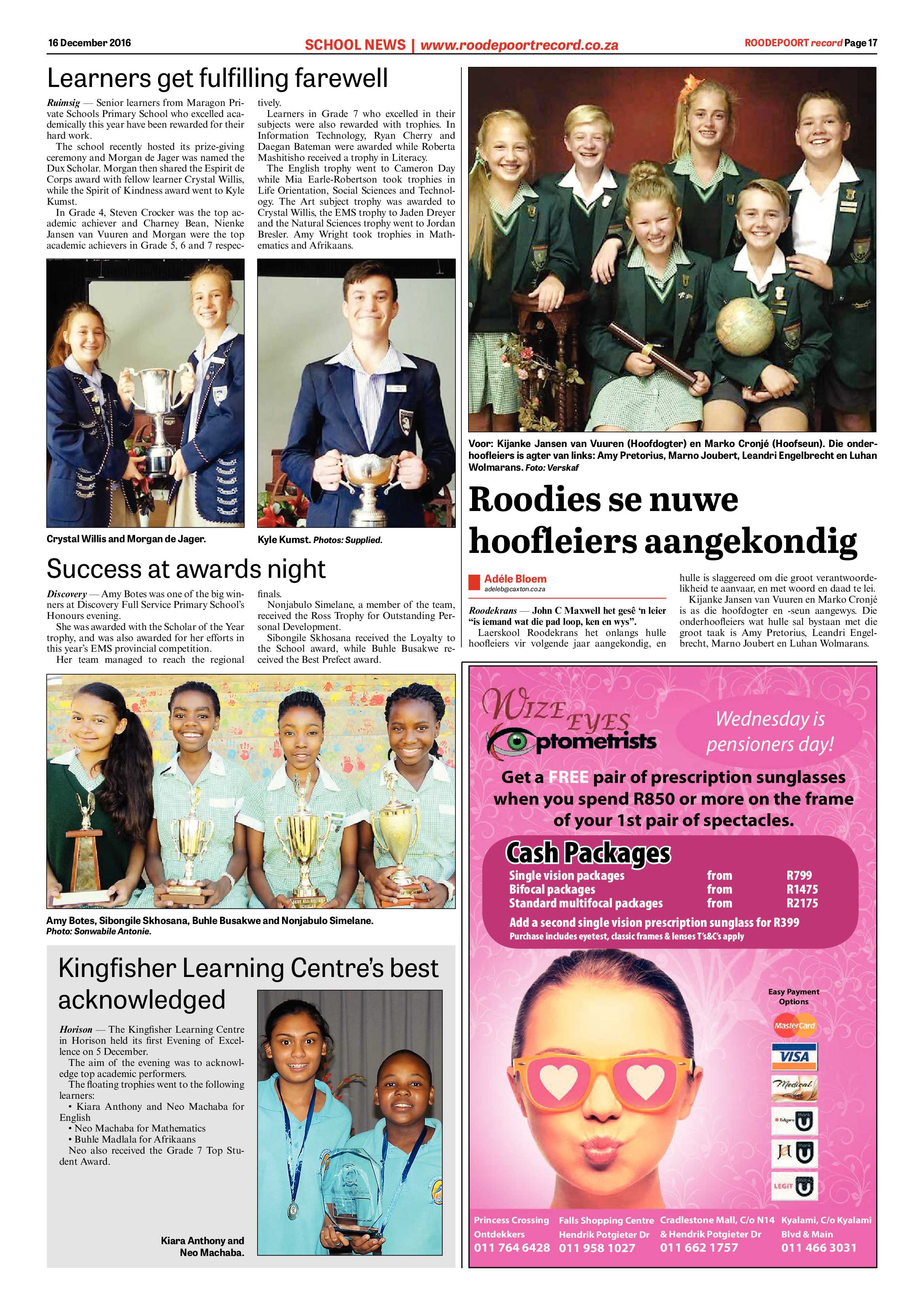 Roodepoort Record 16 December 2016 page 17