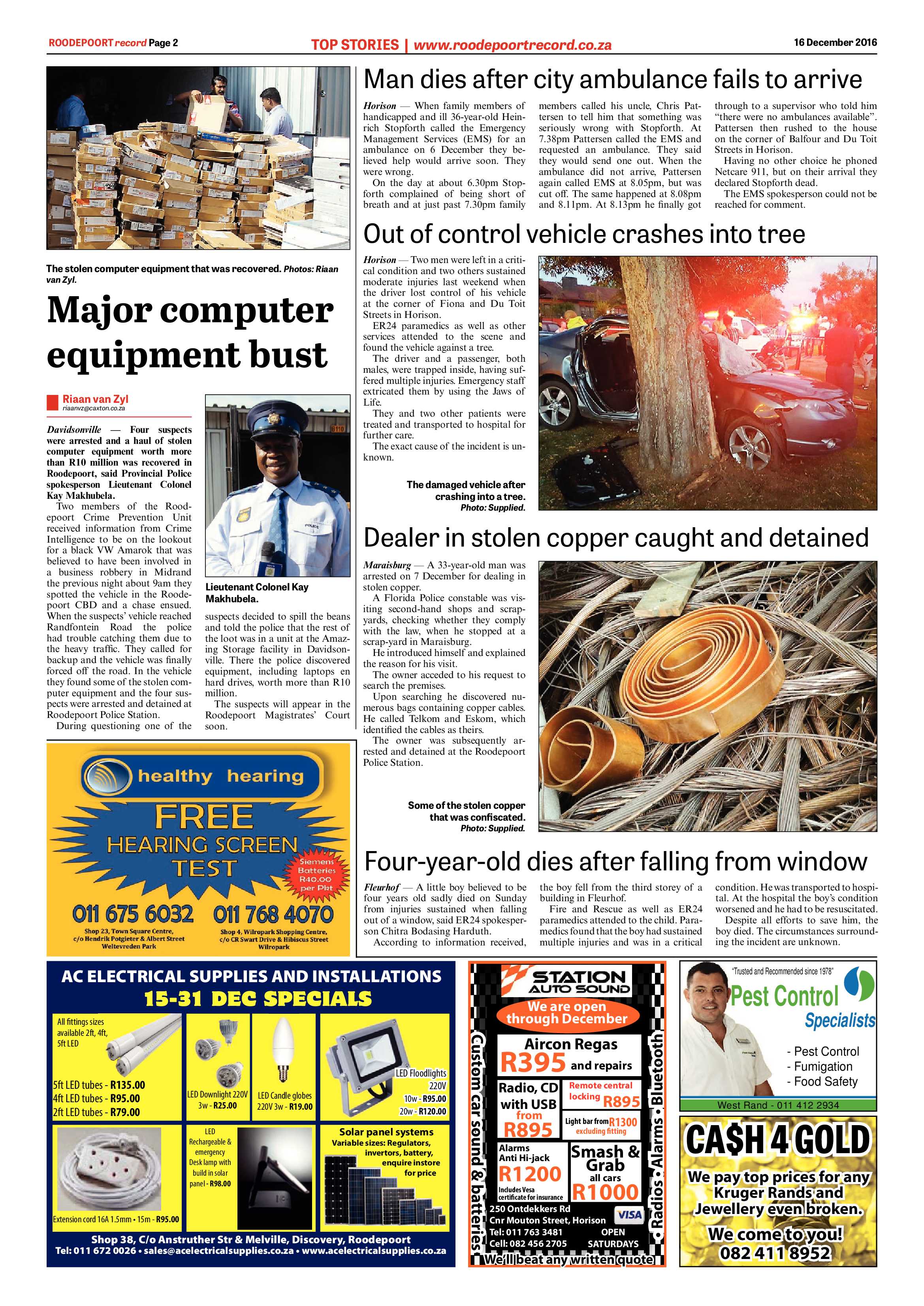 Roodepoort Record 16 December 2016 page 2