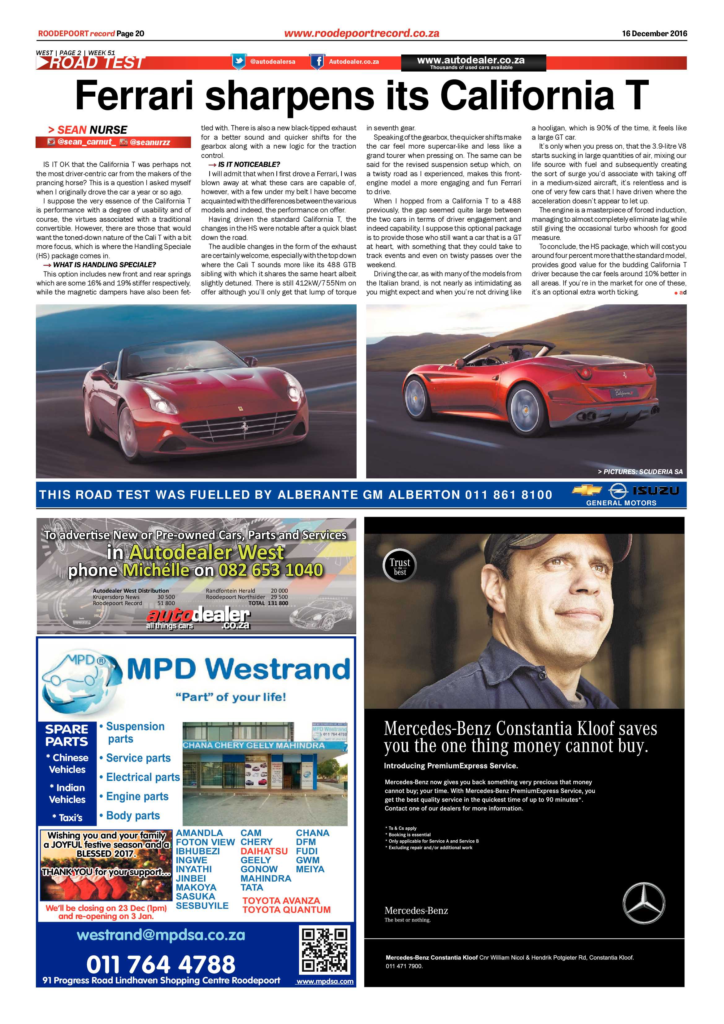 Roodepoort Record 16 December 2016 page 20
