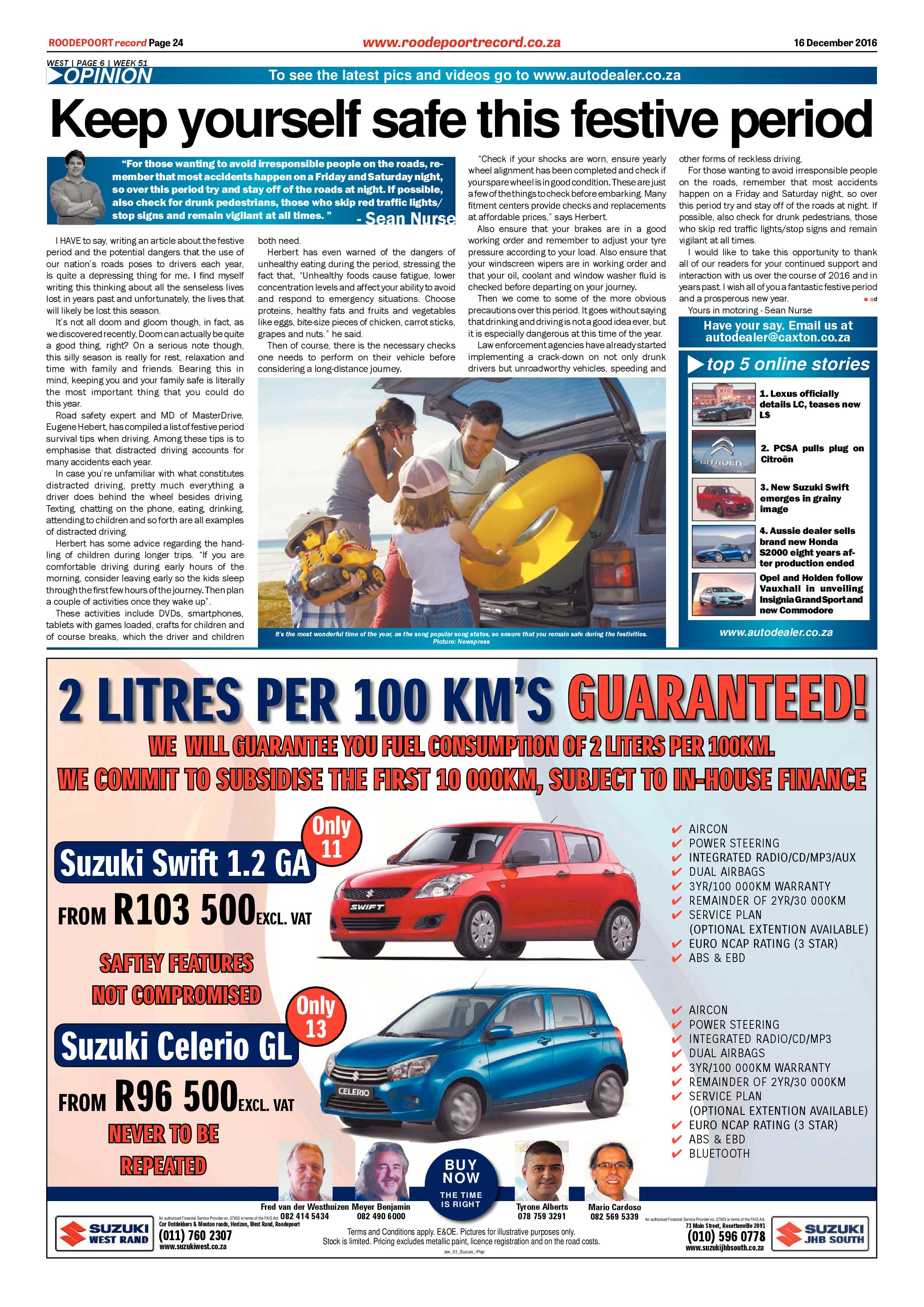 Roodepoort Record 16 December 2016 page 24