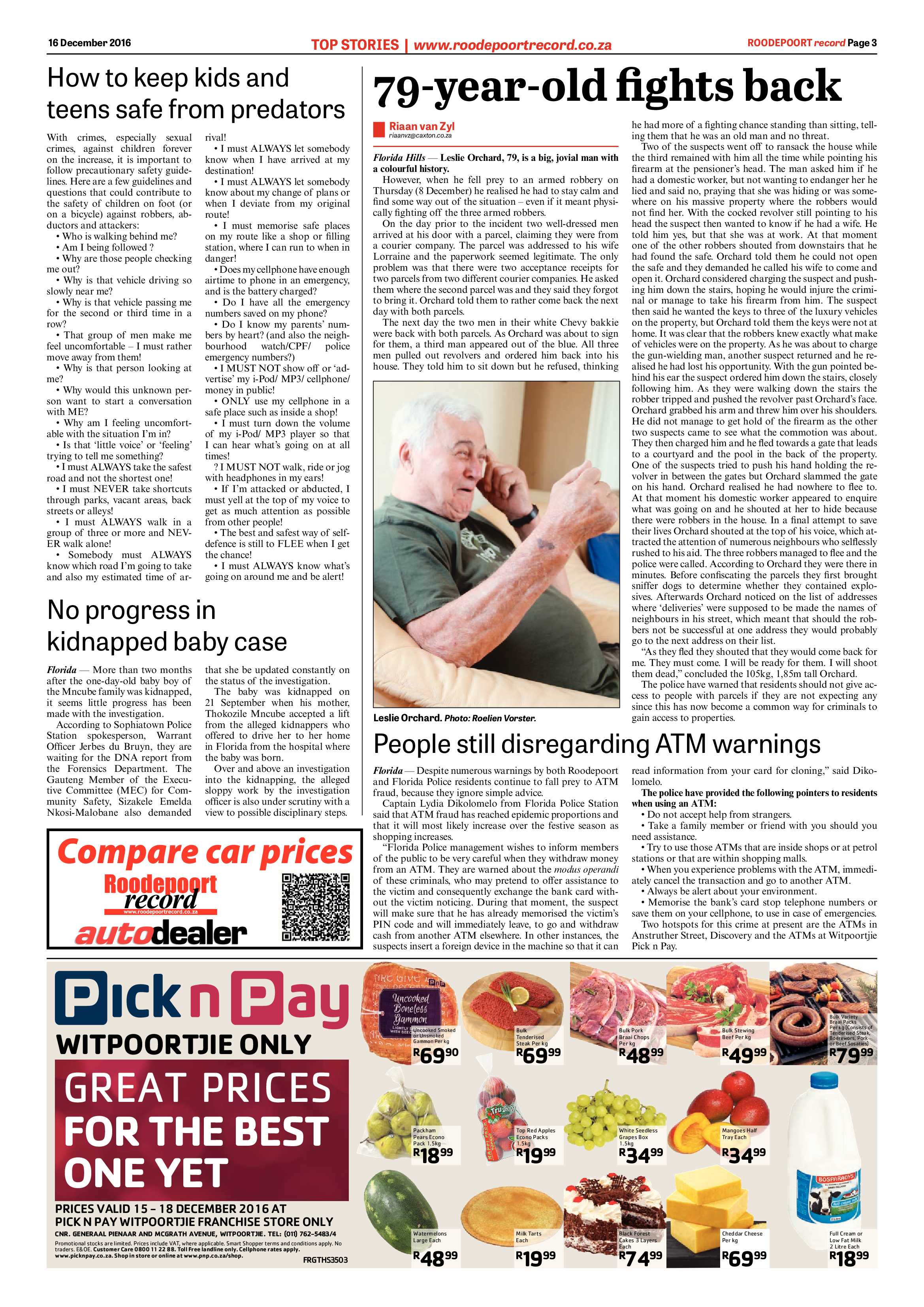 Roodepoort Record 16 December 2016 page 3