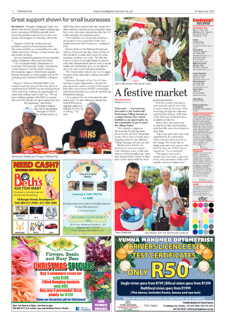 Roodepoort Record 16 December 2022 page 4