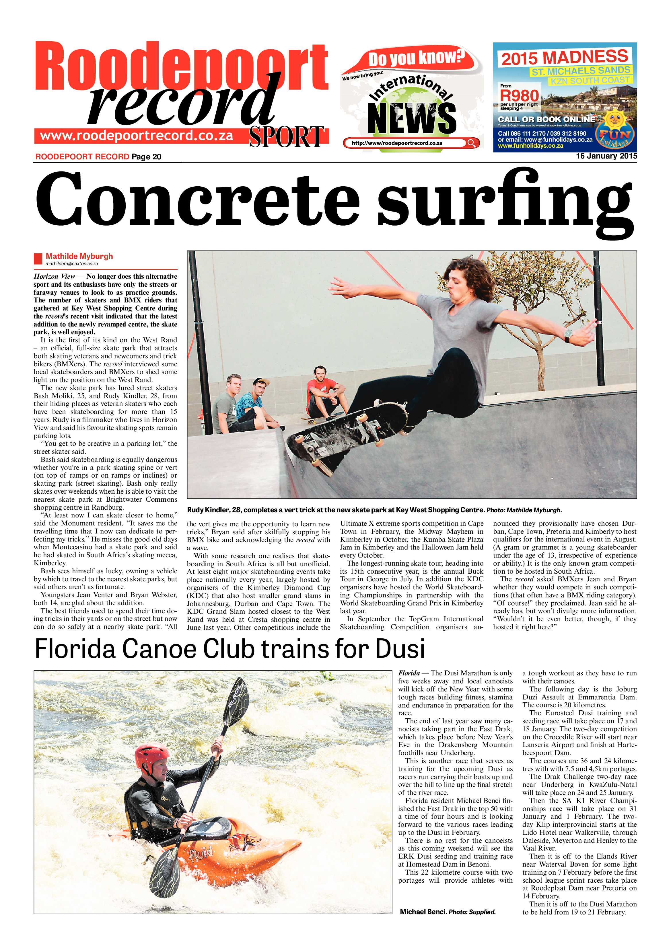 Roodepoort Record 16 January 2015 page 20