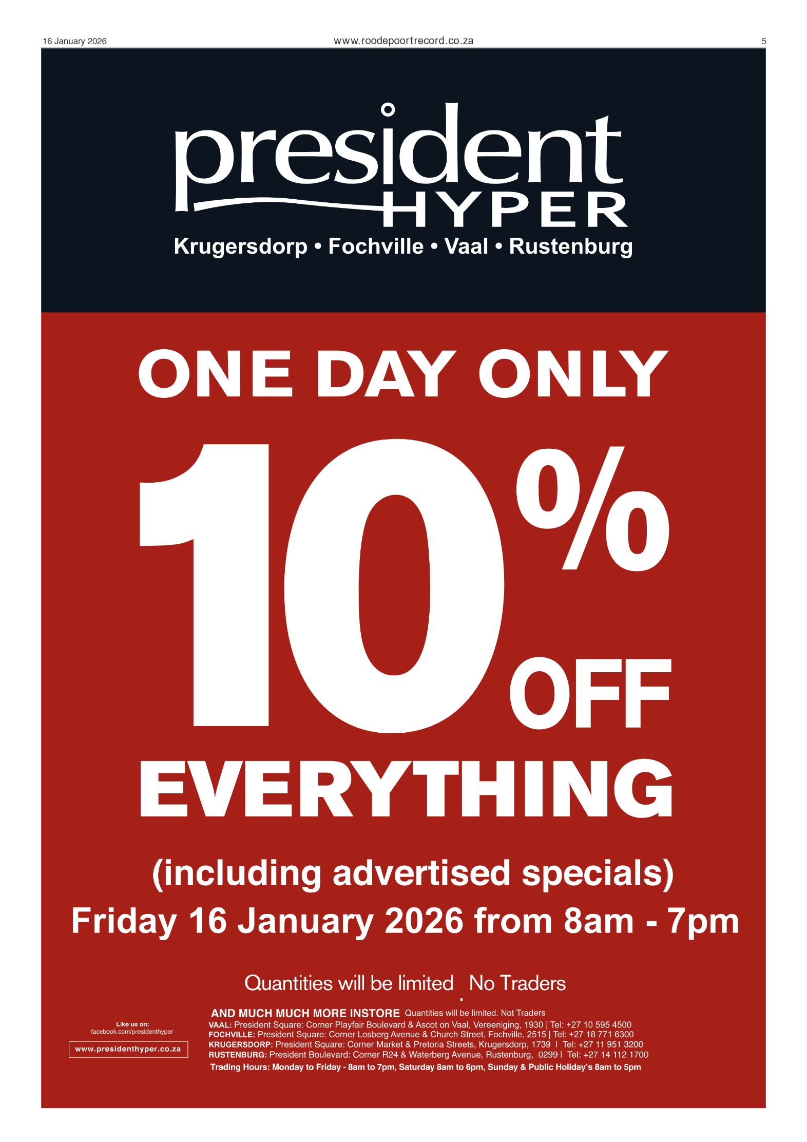 Roodepoort Record 16 January 2026 page 5