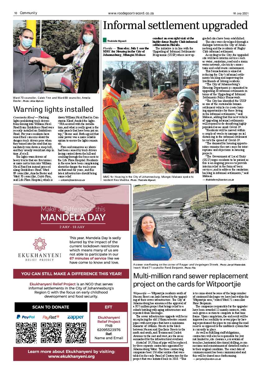 Roodepoort Record 16 July 2021 page 10