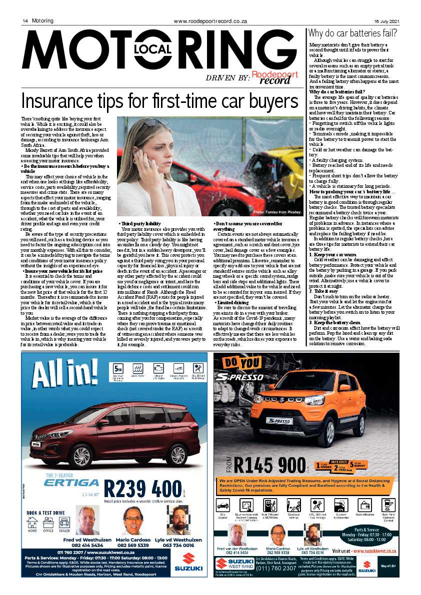 Roodepoort Record 16 July 2021 page 14