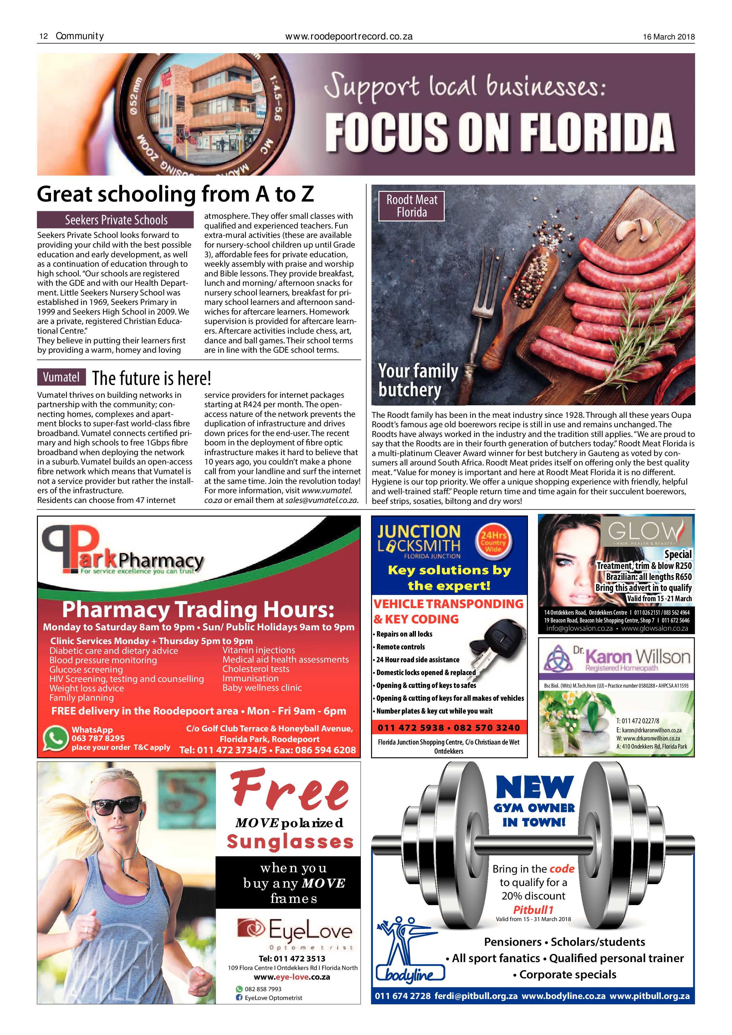 Roodepoort Record 16 March 2018 page 12