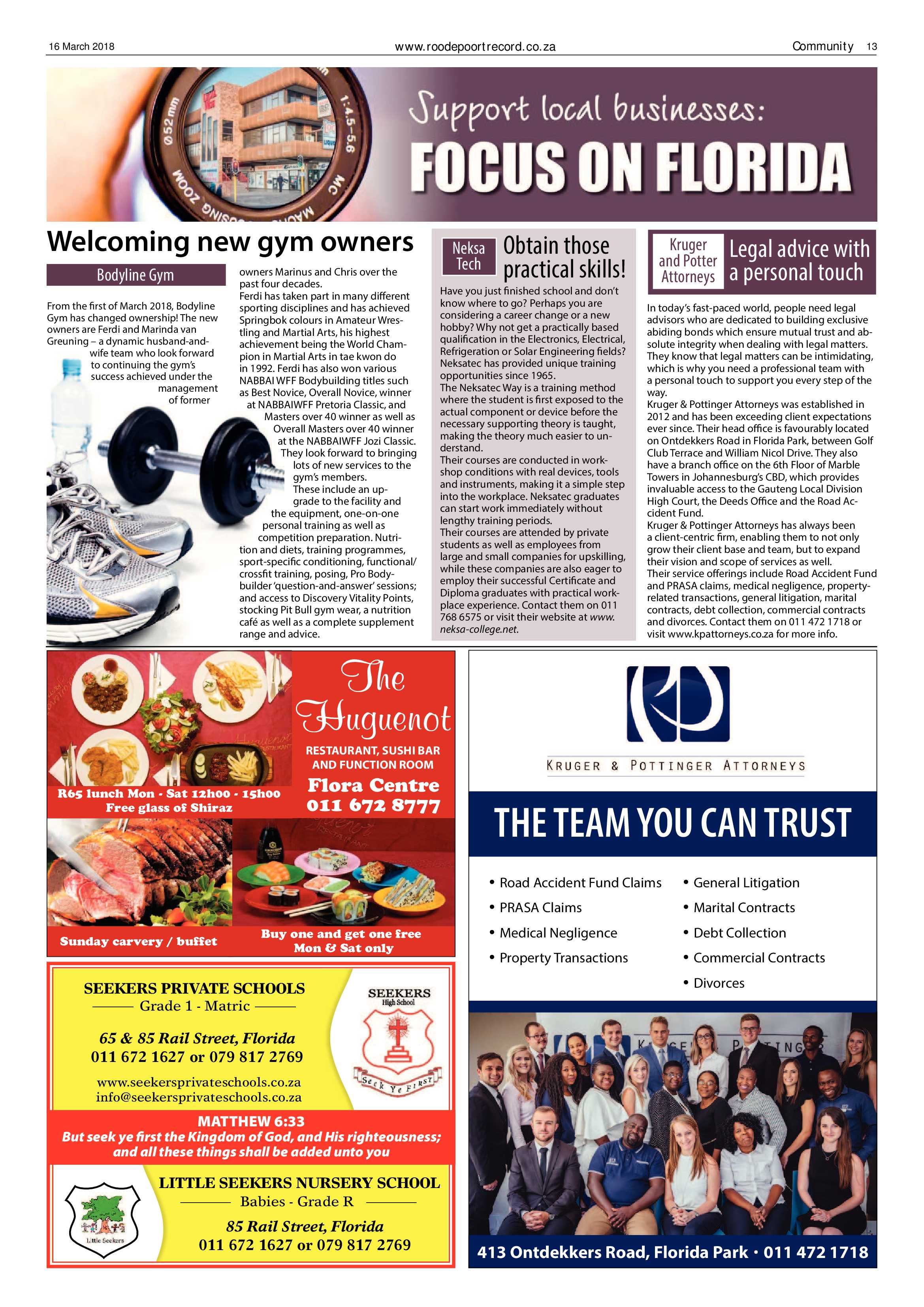 Roodepoort Record 16 March 2018 page 13