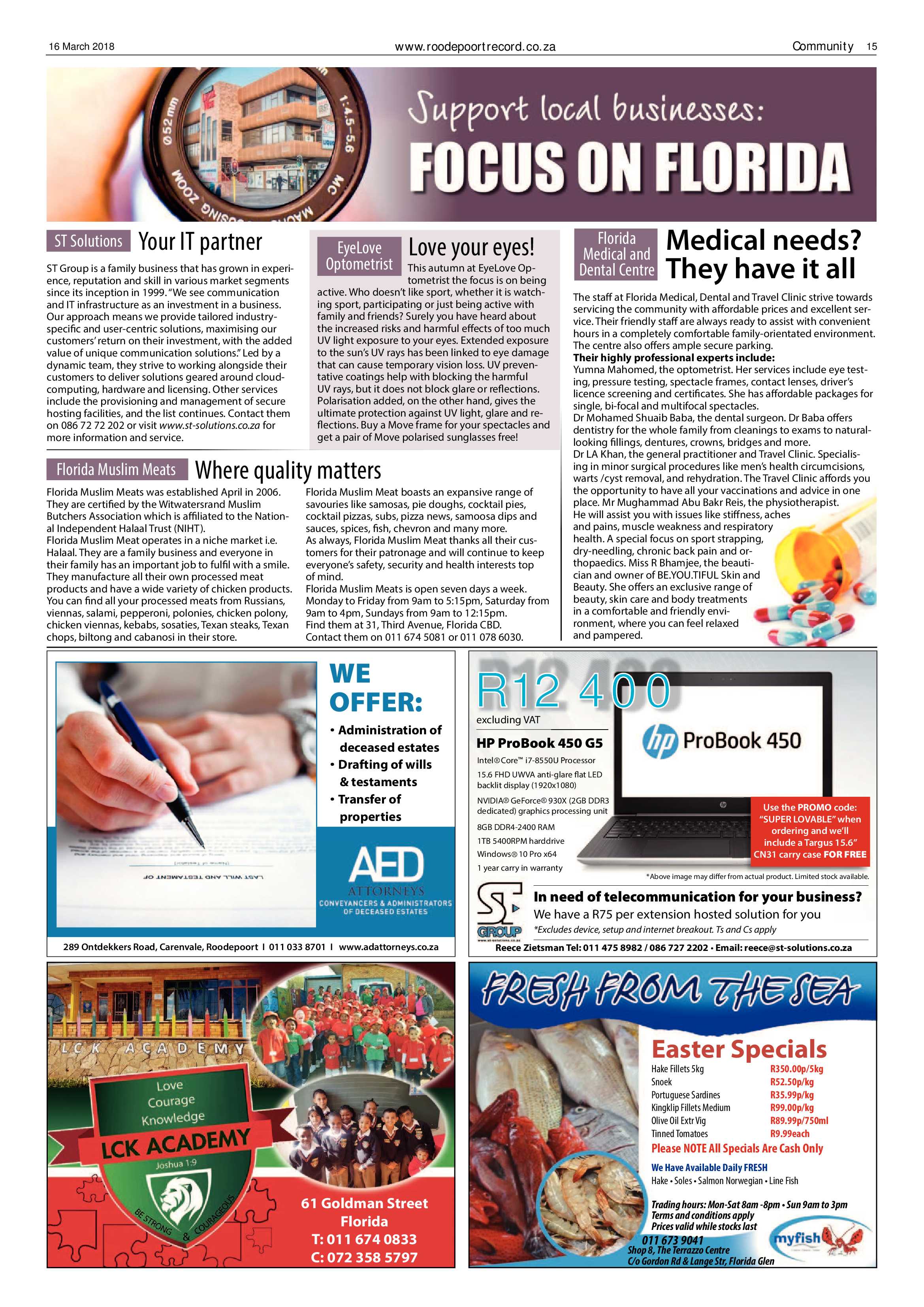 Roodepoort Record 16 March 2018 page 15